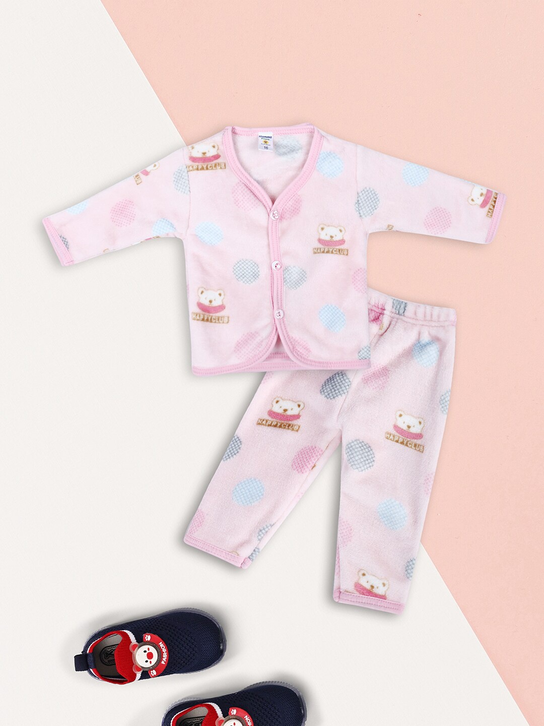

V-Mart Infants Printed Pure Cotton Clothing Set, Pink