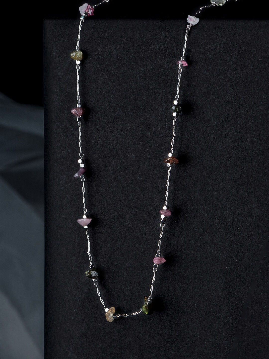 

Accessorize Sterling Silver Stone Necklace