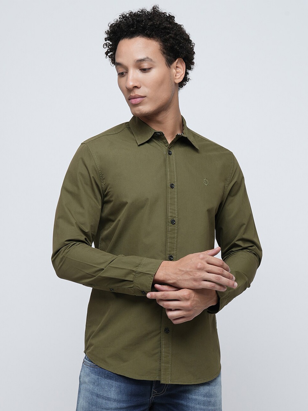 

Jack & Jones Slim Fit Opaque Casual Shirt, Green