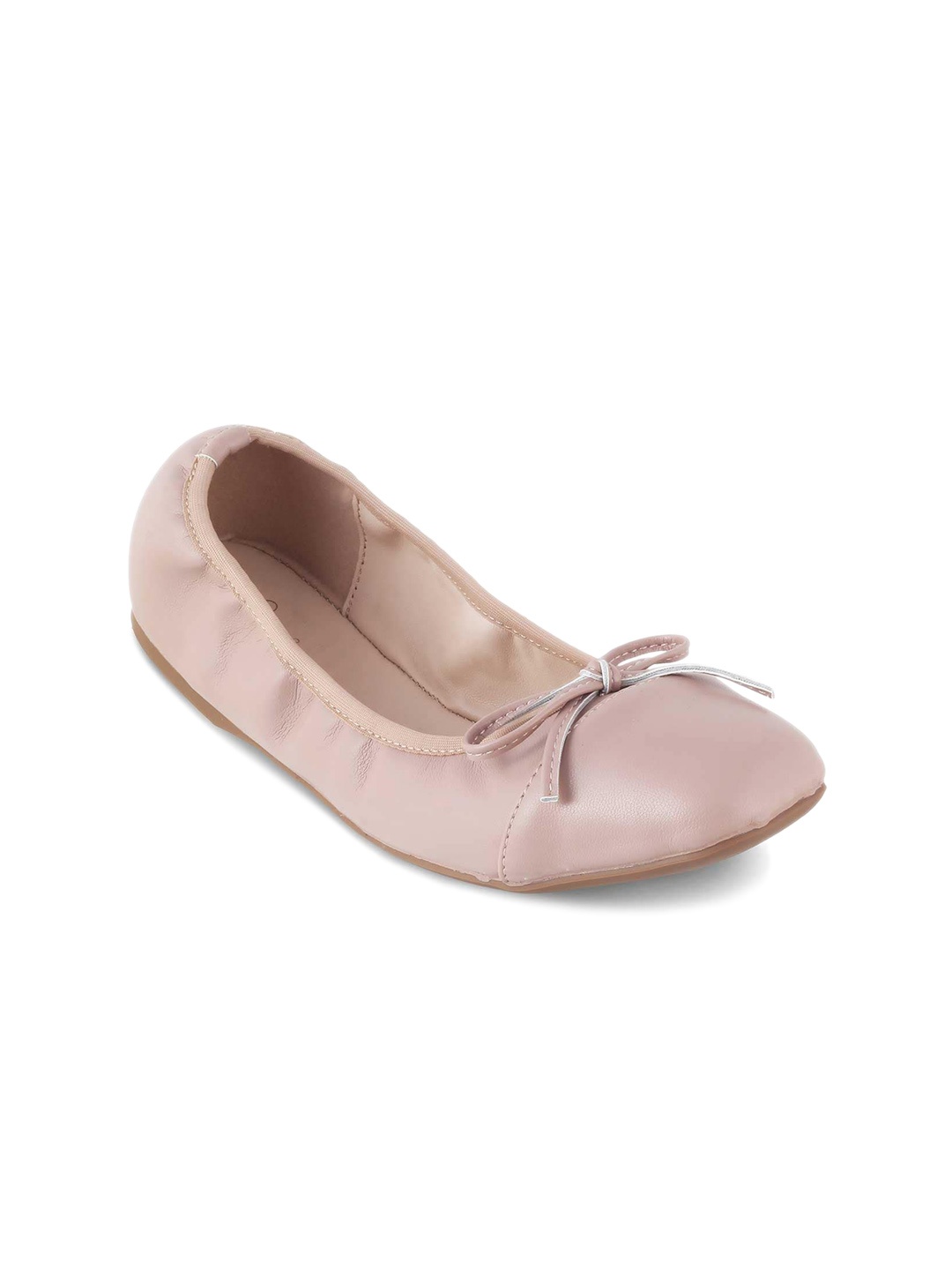

Tresmode Square Toe Ballerinas With Bows, Pink