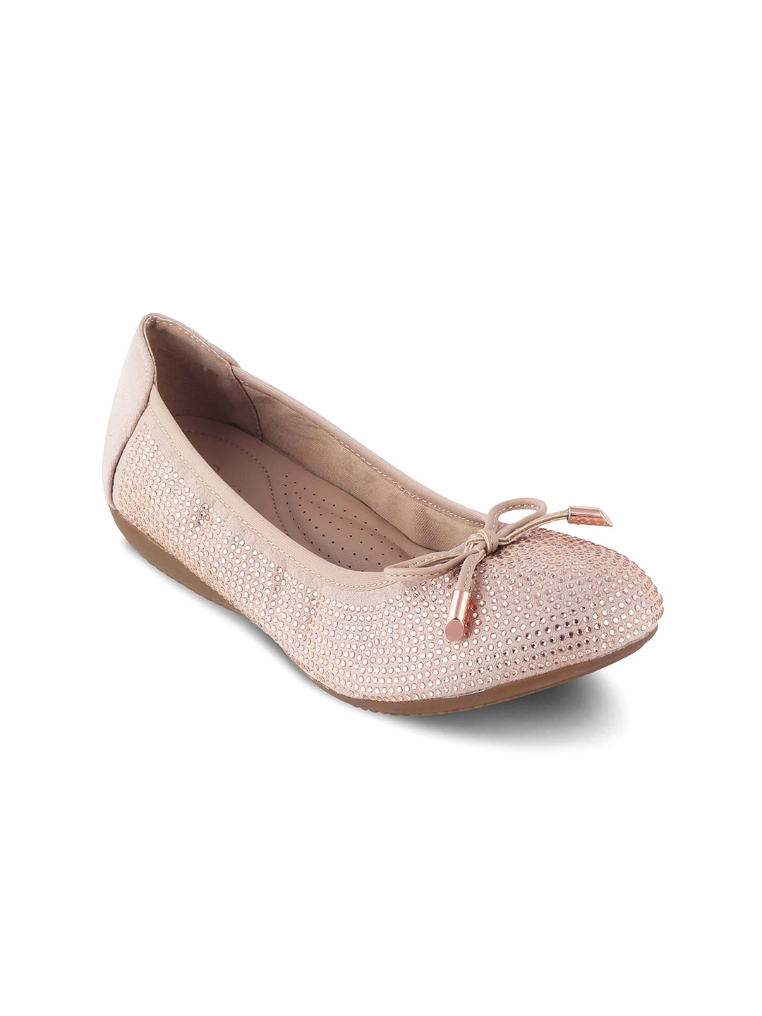 

Tresmode Bow Embellished Ballerinas, Pink