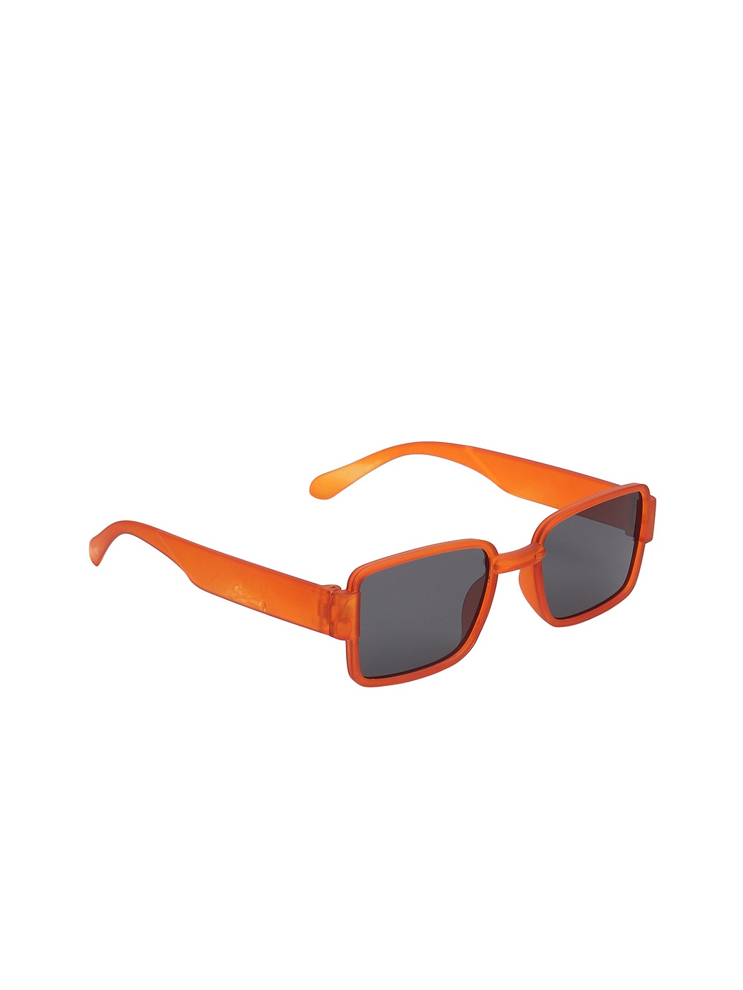 

GARTH Unisex Square Sunglasses With UV Protected Lens GRT_SMILTY_B-RED, Black