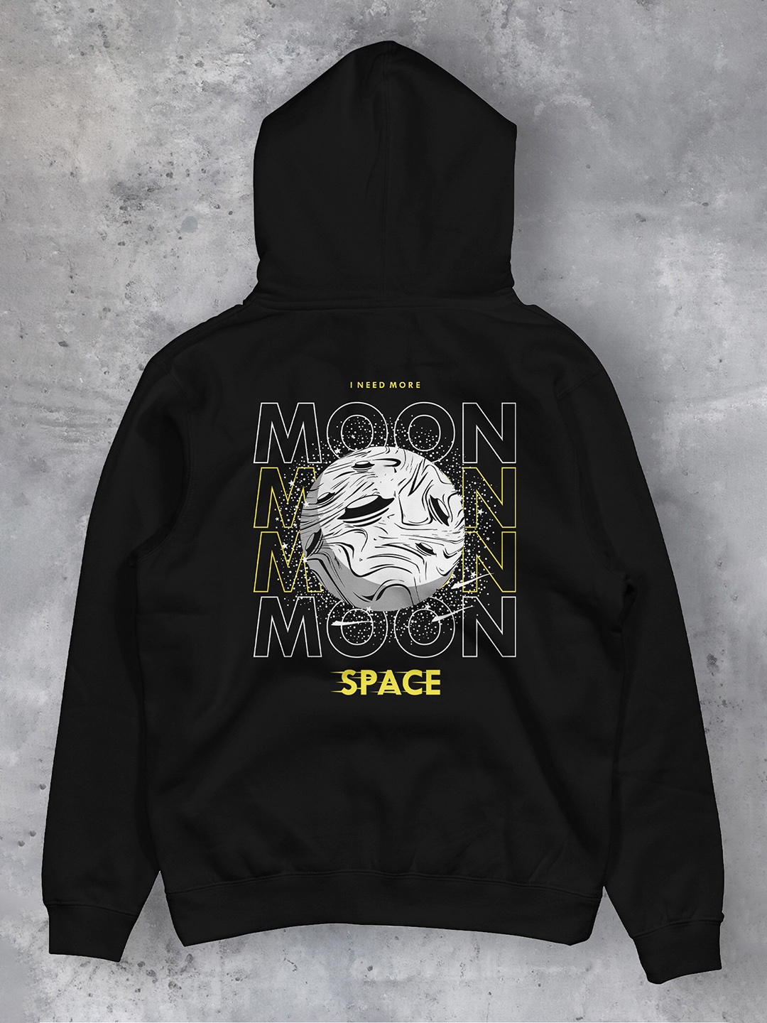 

fanideaz Graphic Printed Hooded Pullover, Black