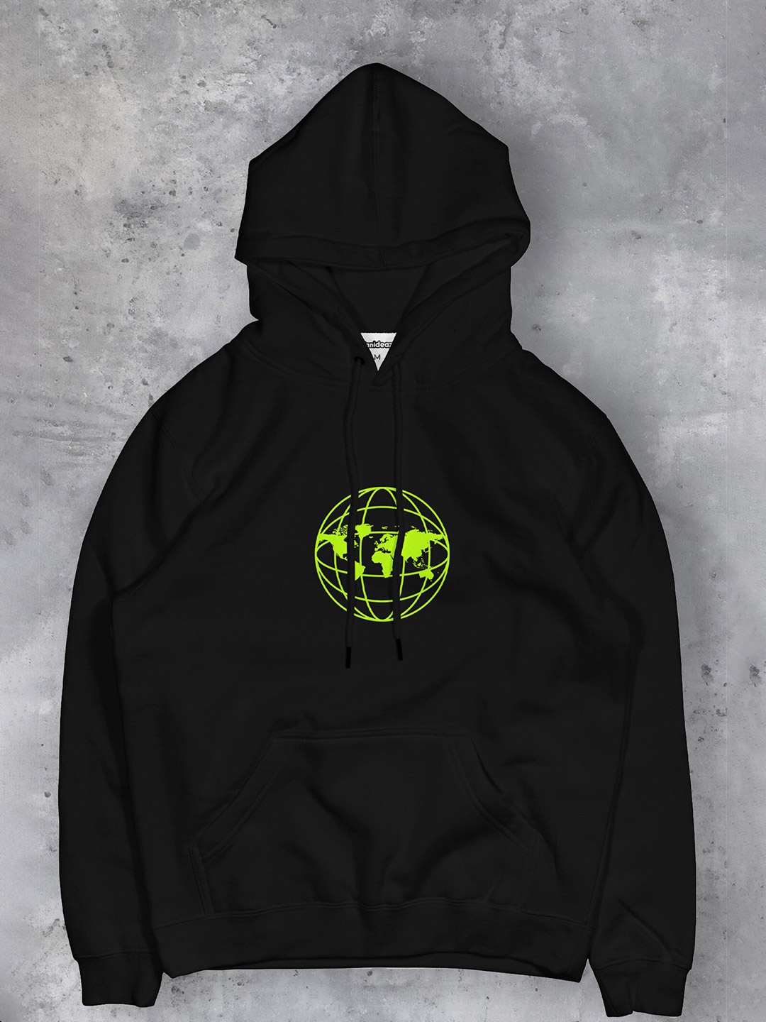

fanideaz Graphic Printed Hooded Pullover, Black