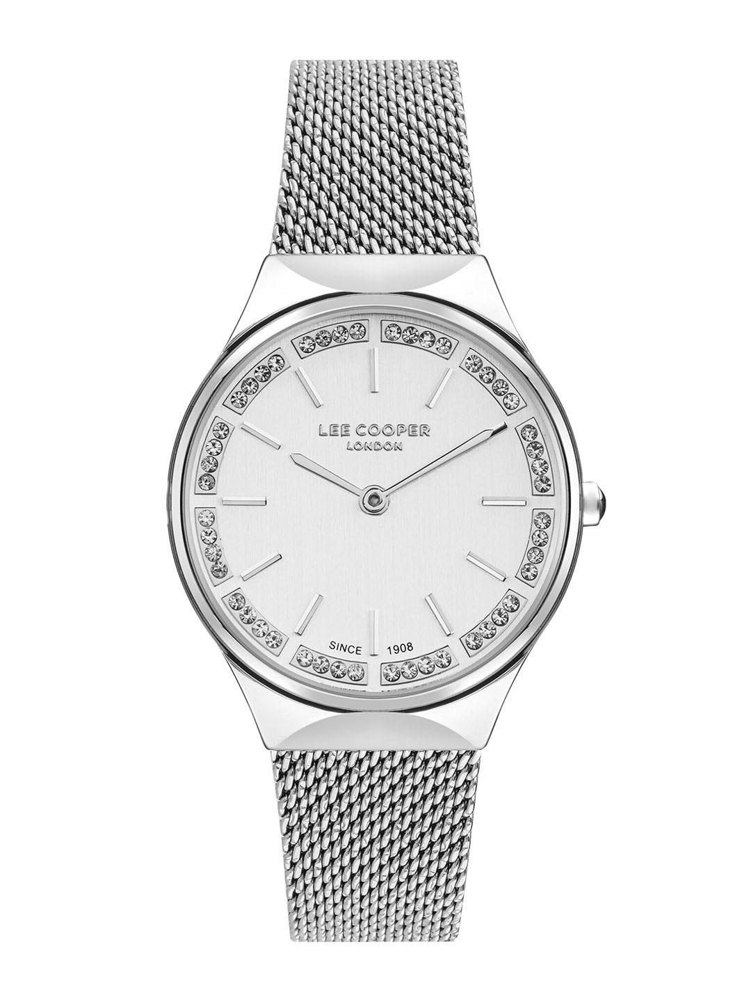 

Lee Cooper Women Stainless Steel Bracelet Style Straps Analogue Watch LC07862.330, Silver