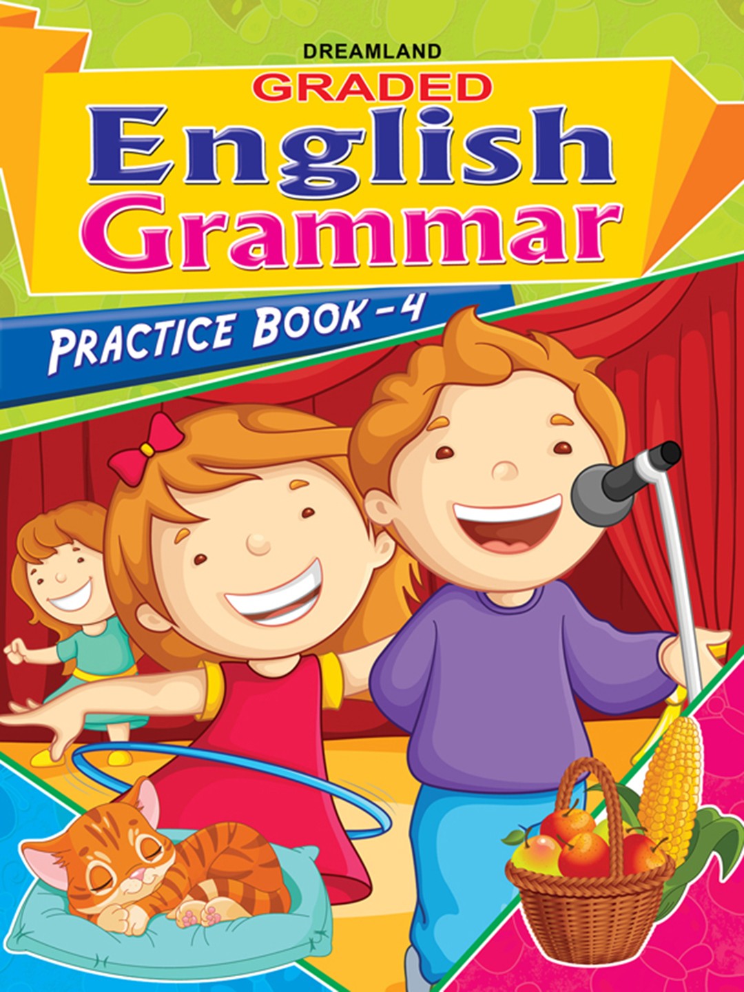

Dreamland Kids English Grammar Practice Learning Book, White