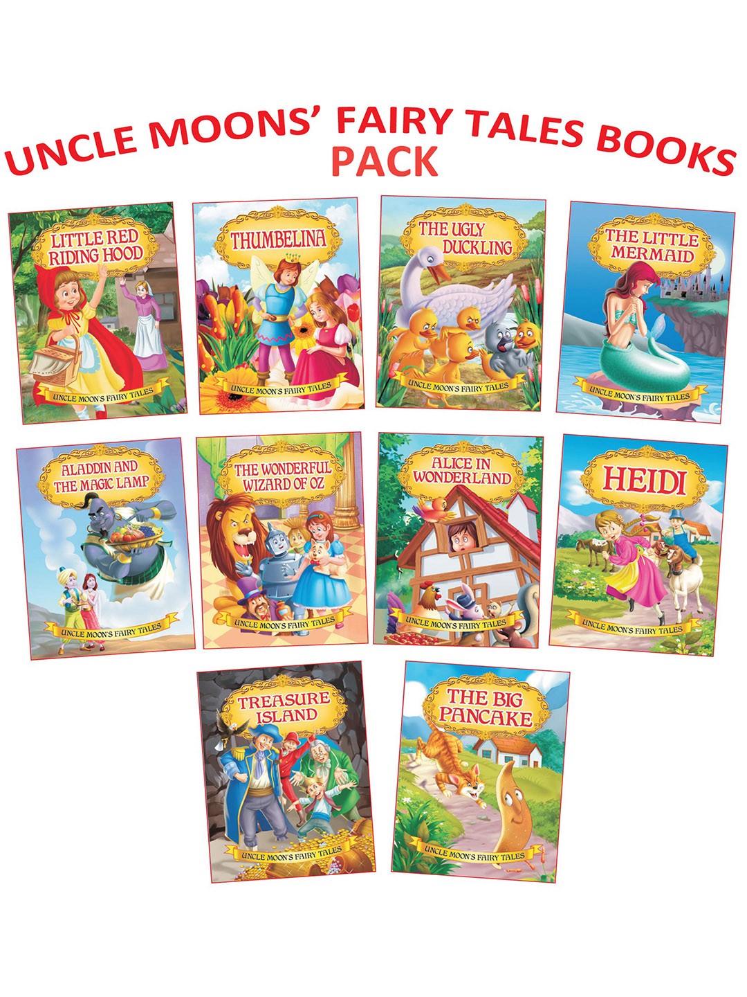 

Dreamland Kids 10-Piece Uncle Moon Story Books, Blue