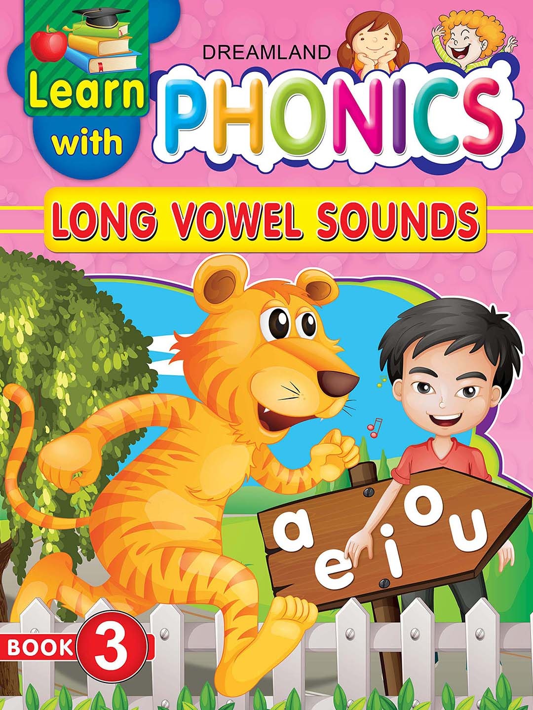 

Dreamland Kids Set Of 3 Learn With Phonics Books, Pink