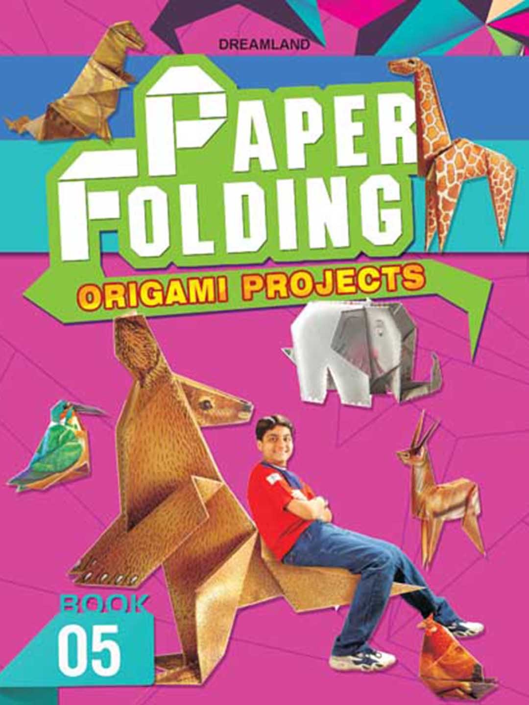

Dreamland Kids Paper Folding Activity Book, Pink