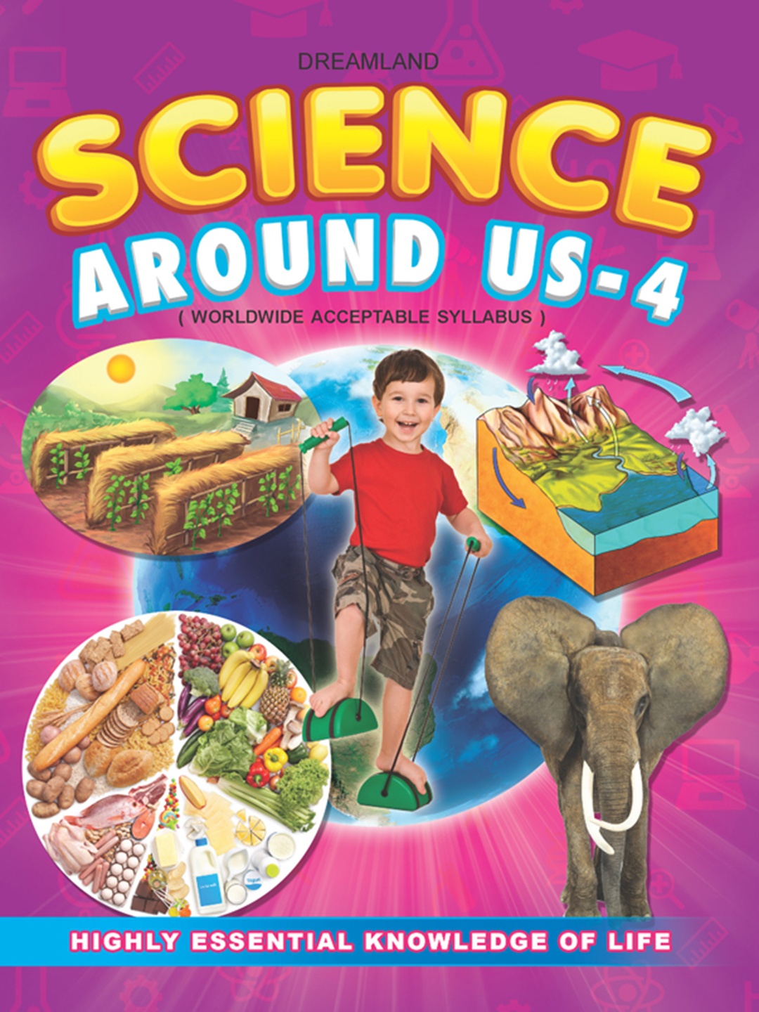 

Dreamland Kids Science Around Us-4 School Textbooks, Pink