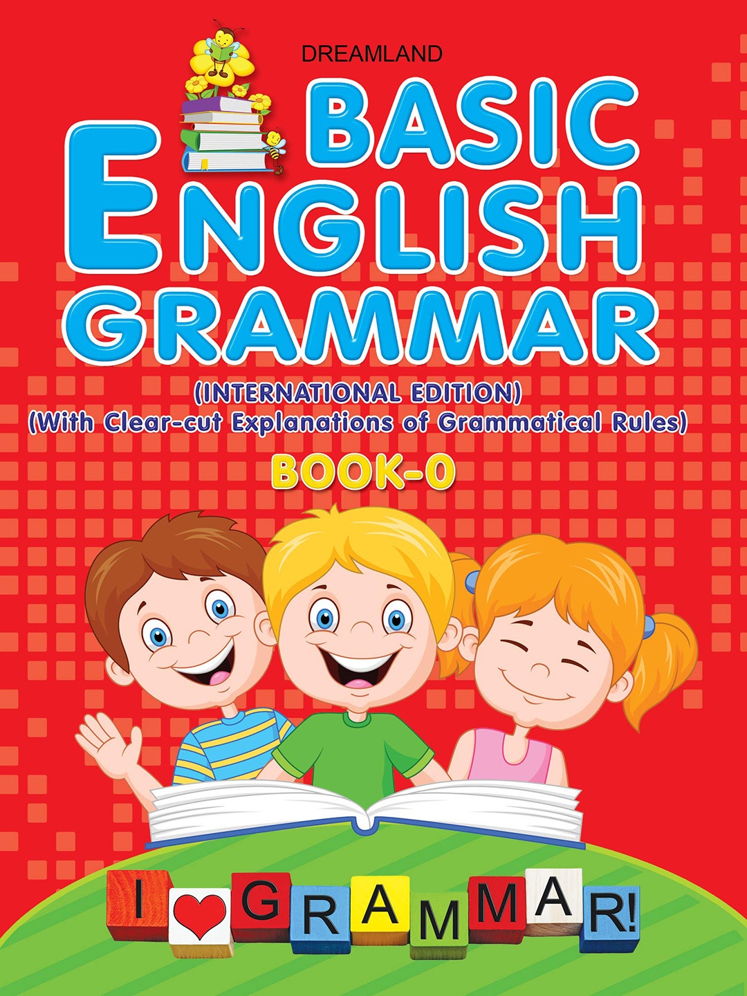 

Dreamland Kids Basic English Grammar Book, Red