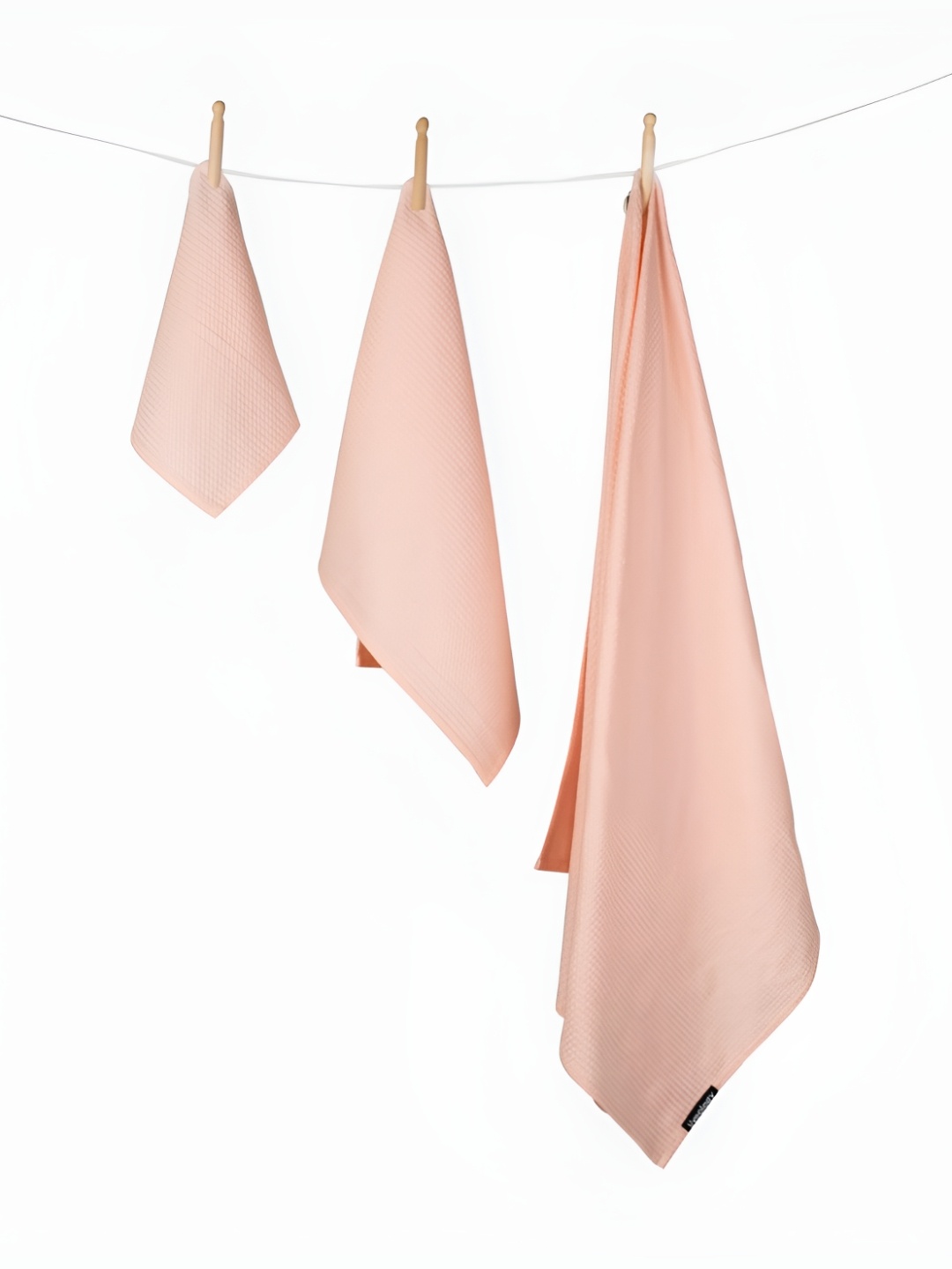 

Liveology Pink 3 Pieces Solid 200 GSM Towel Set