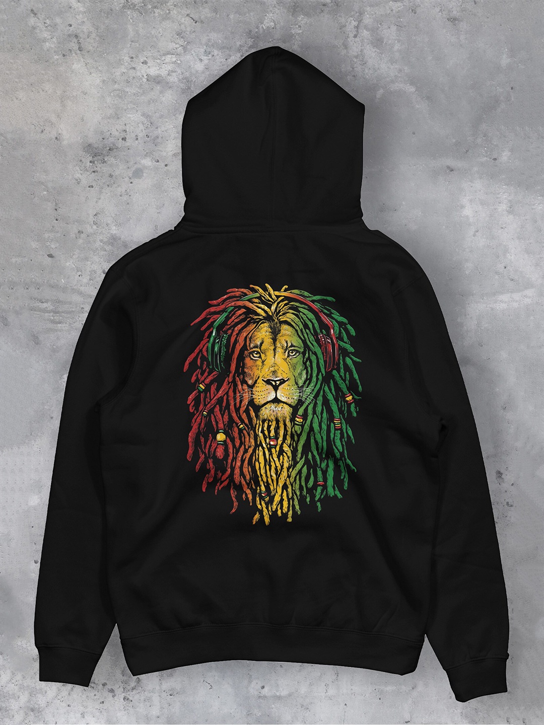 

fanideaz Graphic Printed Hooded Pullover, Black
