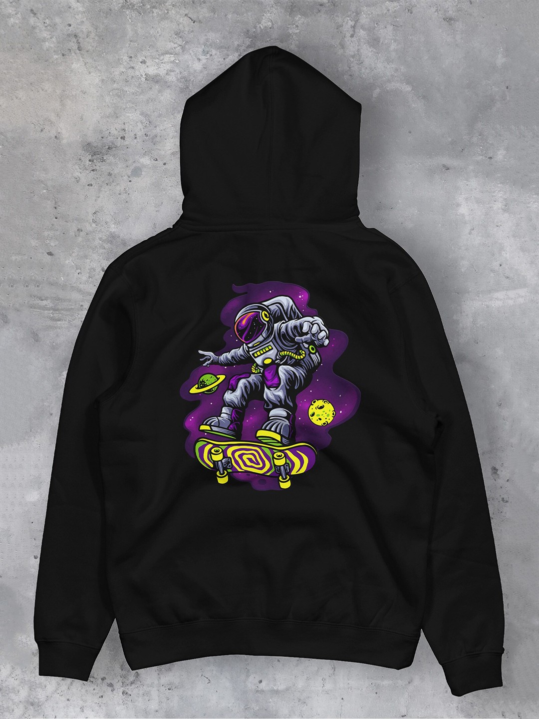 

fanideaz Graphic Printed Hooded Pullover, Black