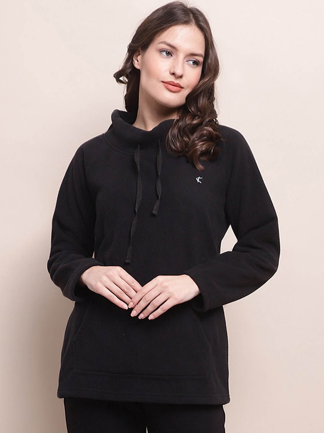 

Kanvin Hooded Pullover Sweatshirt, Black
