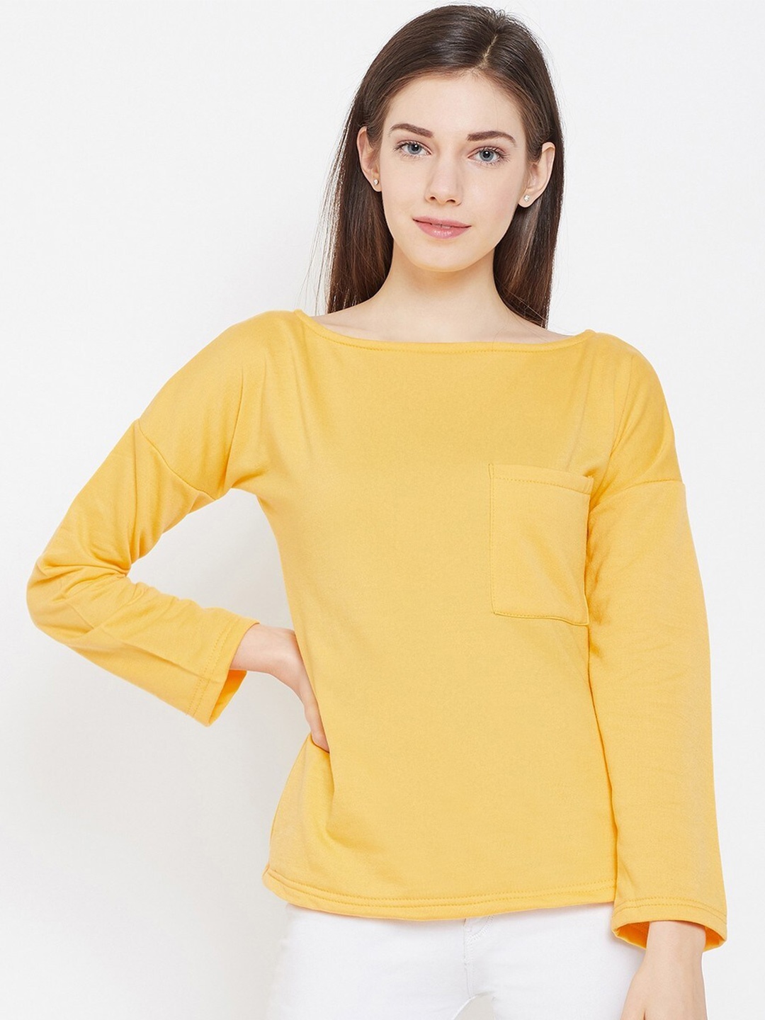 

BAESD Fleece Pullover Sweatshirt, Yellow