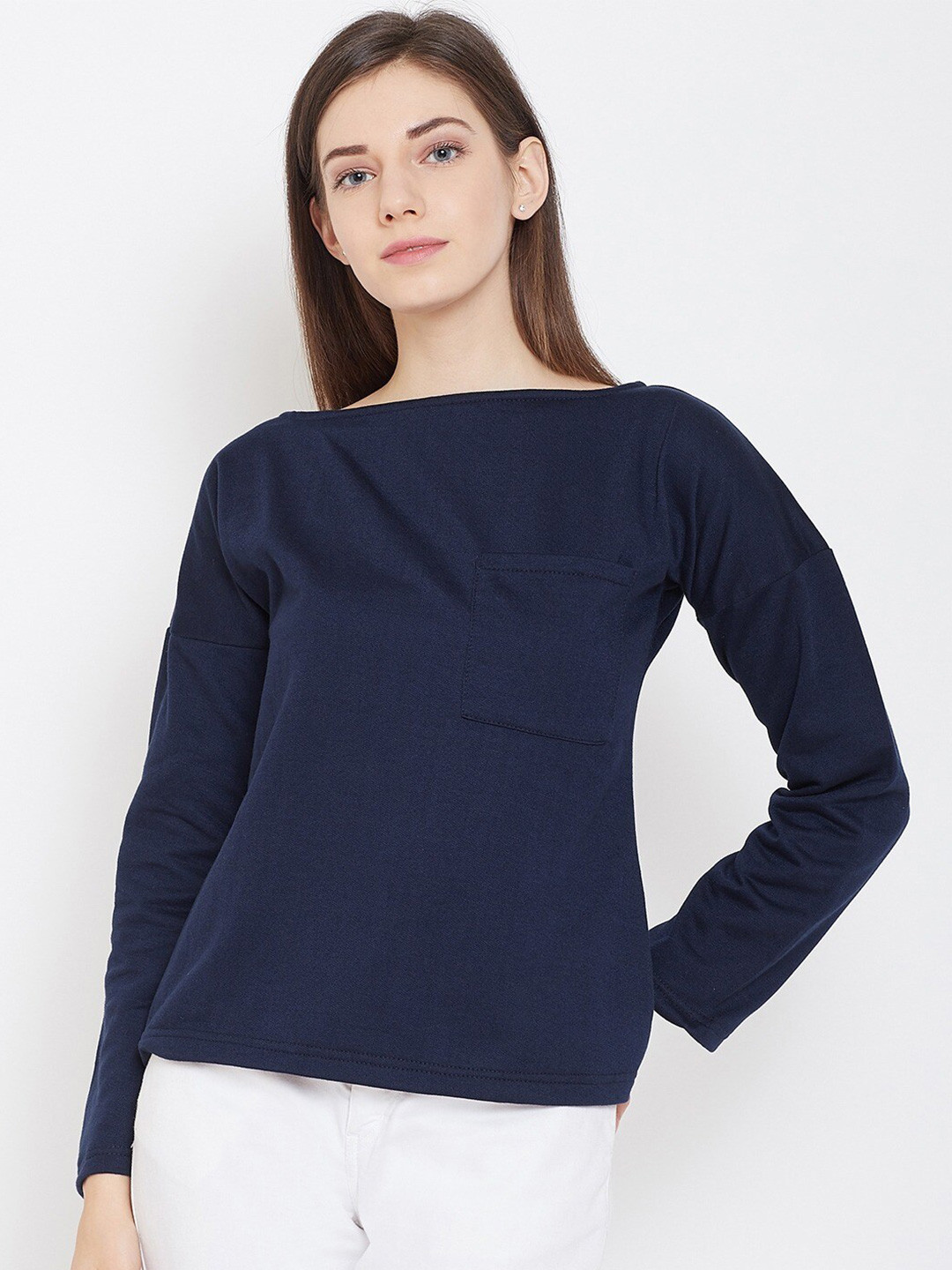 

BAESD Fleece Pullover Sweatshirt, Navy blue