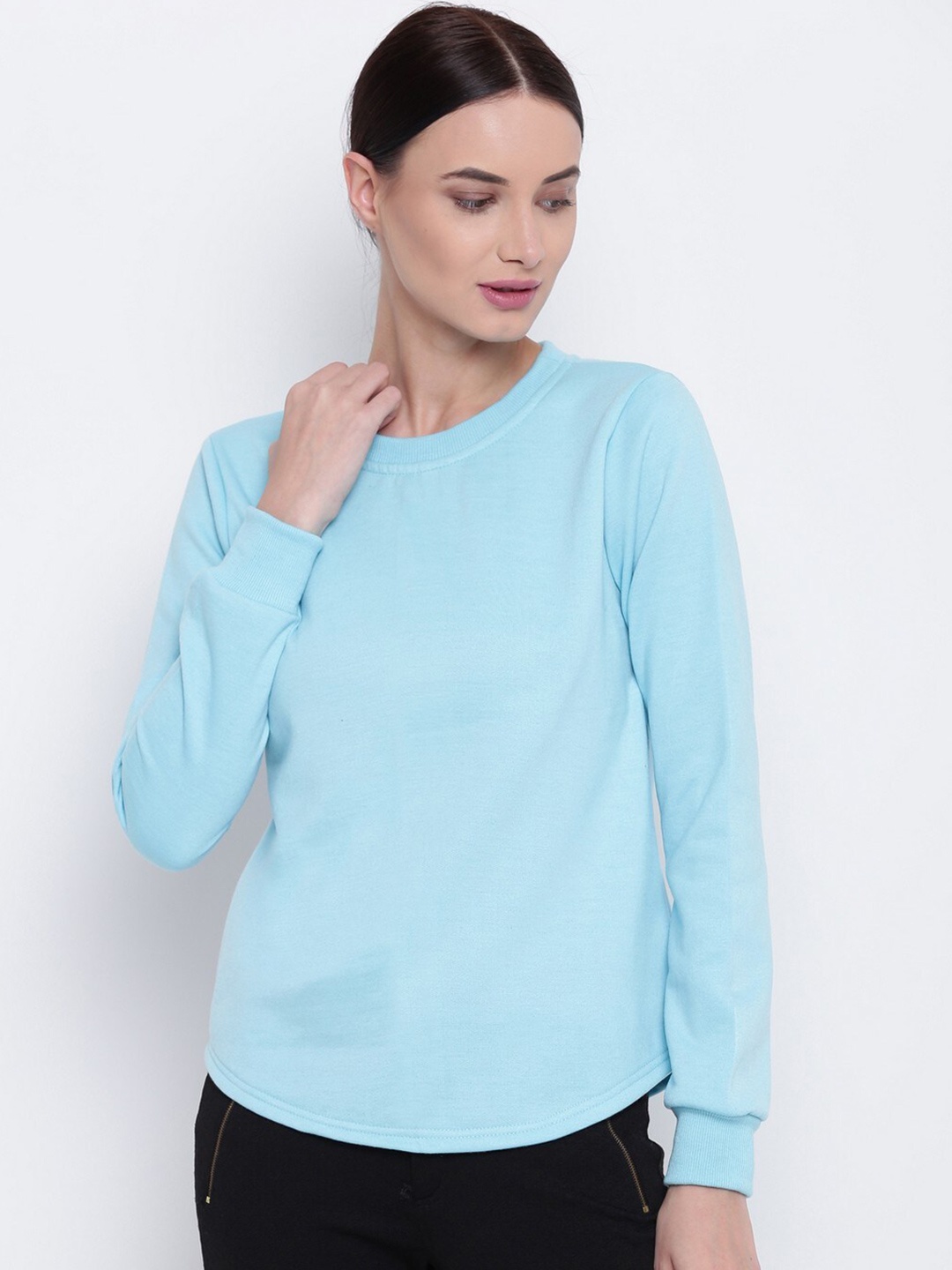 

BAESD Fleece Pullover Sweatshirt, Turquoise blue