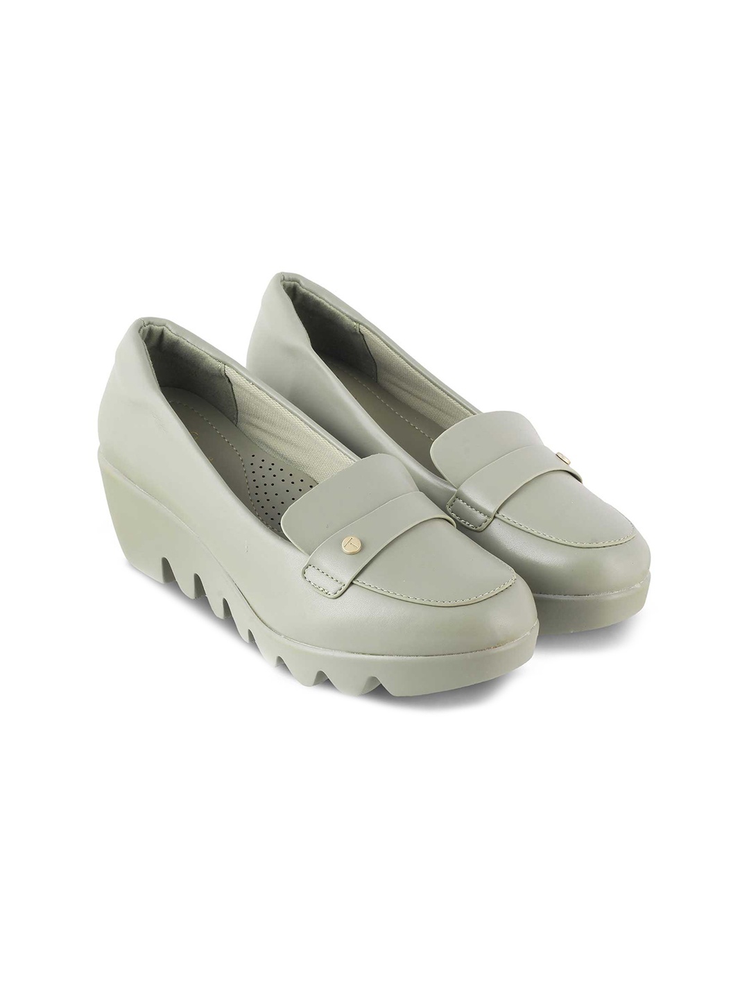 

Tresmode WESTEND Round Toe Wedge Heels, Sea green