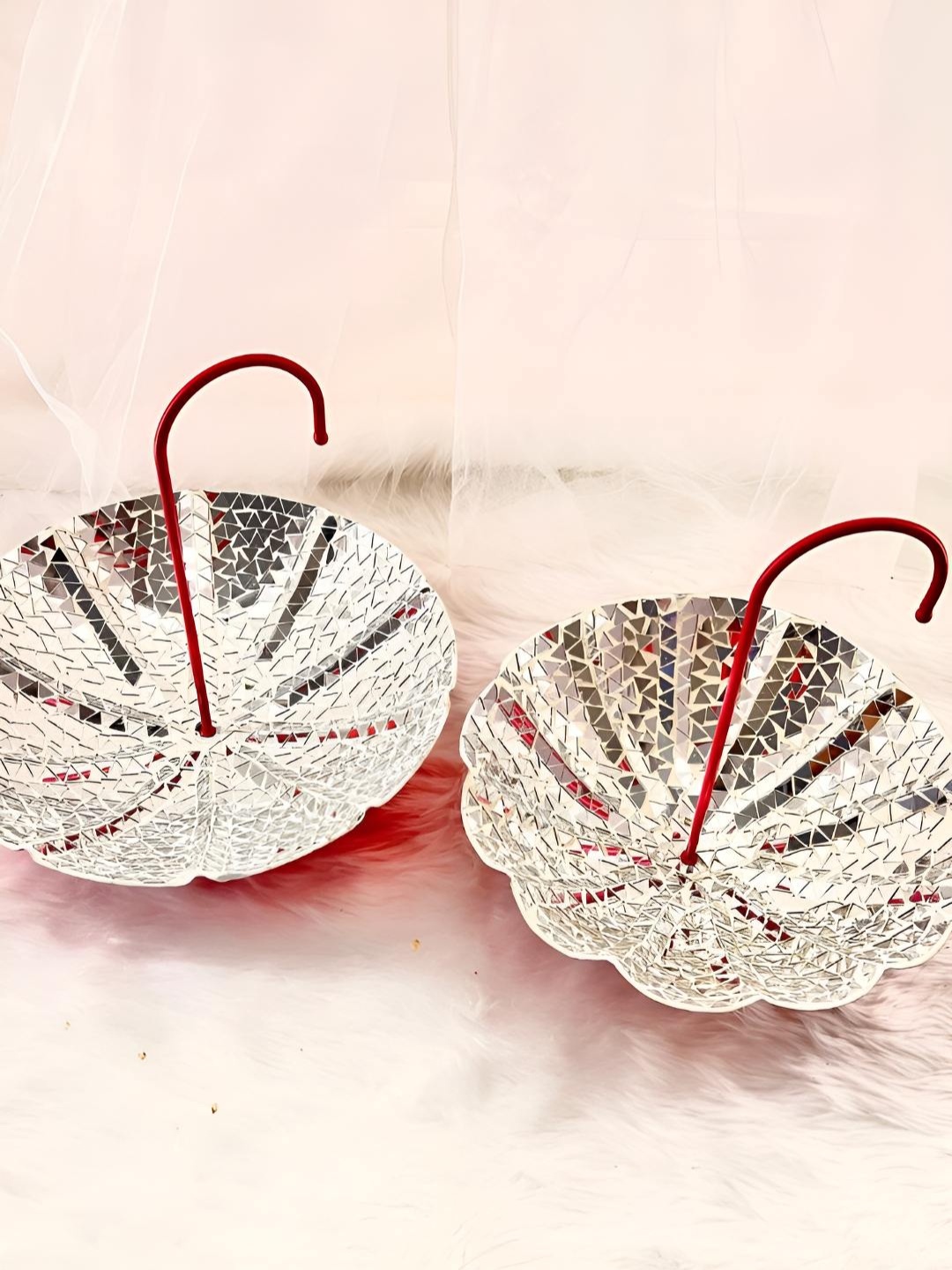 

Timaya's Decor Beige & Pink 2 Pieces Serveware