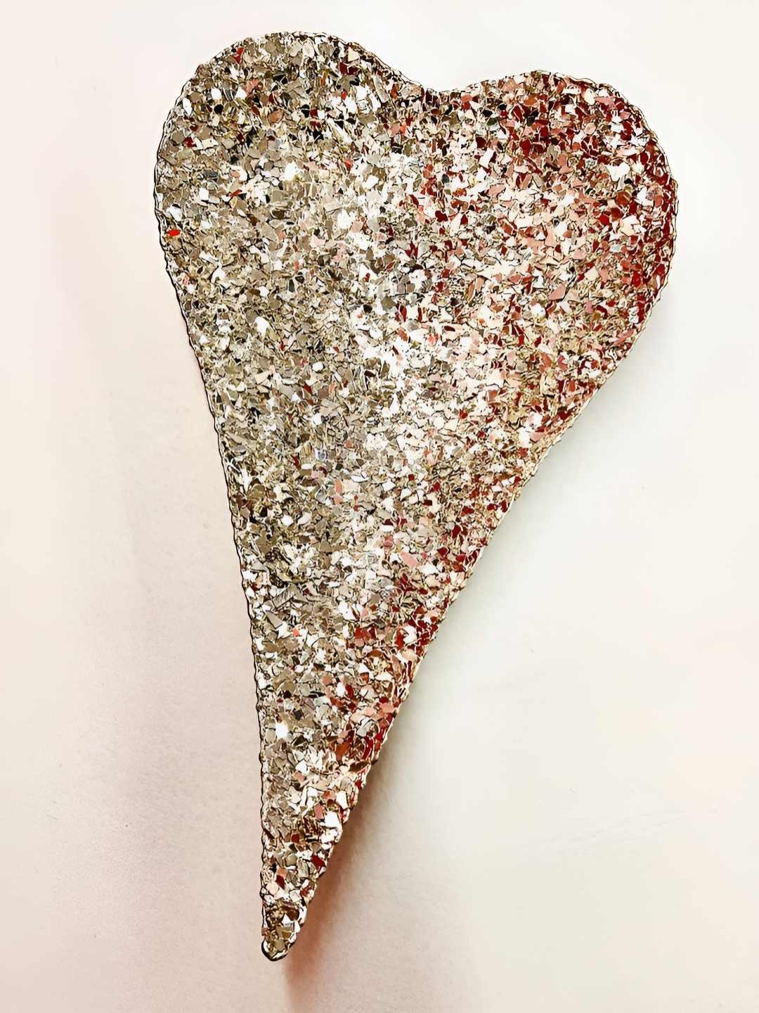 

Timaya's Silver Toned Mosaic Trinket Dish or Serveware, Gold