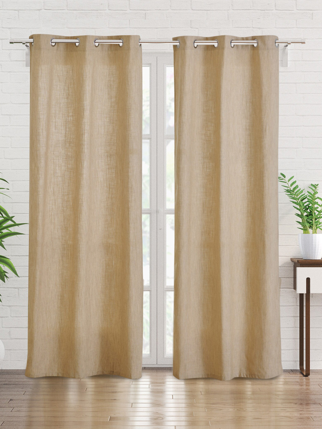 

Home Centre Fiesta Irina Beige 2 Pieces Door Curtains