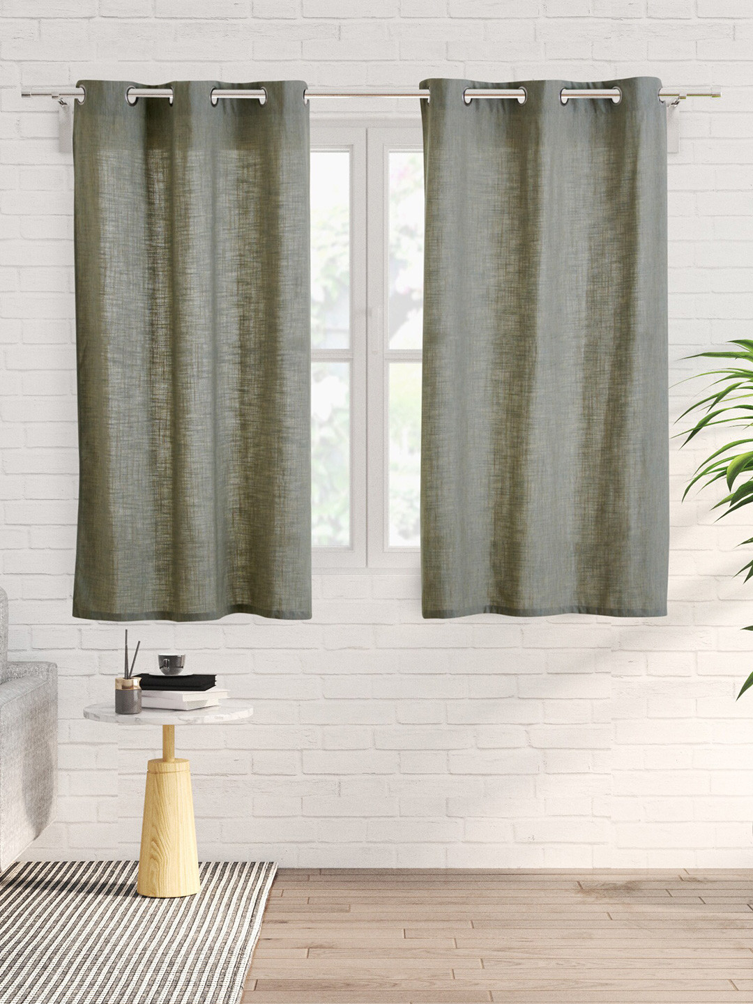 

Home Centre Fiesta Irina Blue 2 Pieces Window Curtains