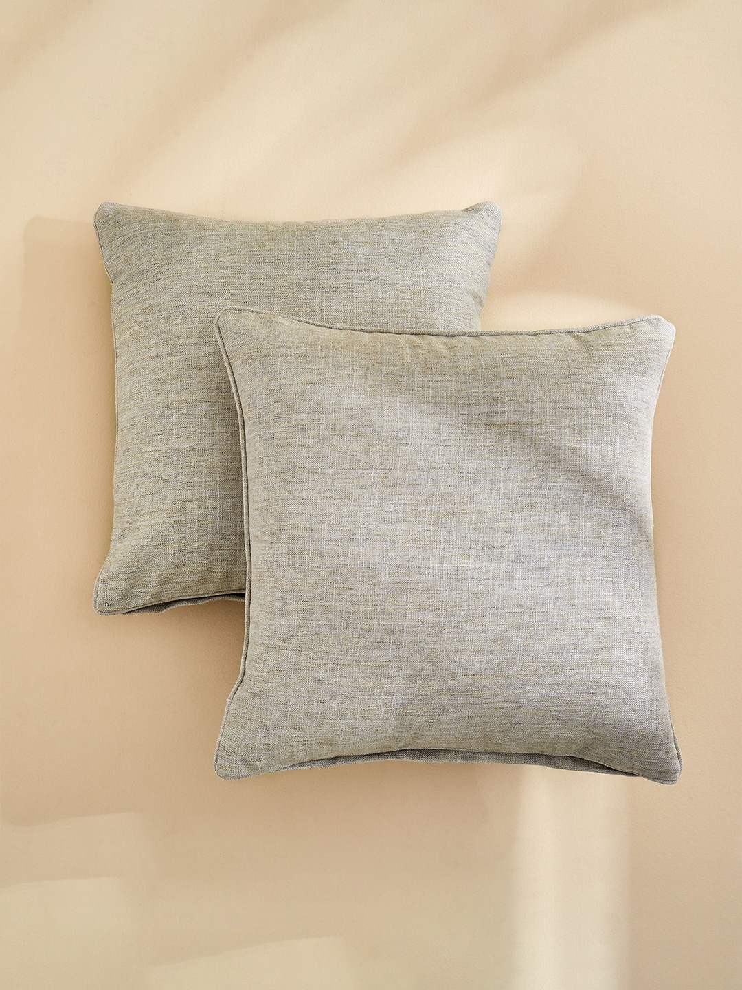 

Home Centre Fiesta Beige 2 Pieces Square Cushion Covers