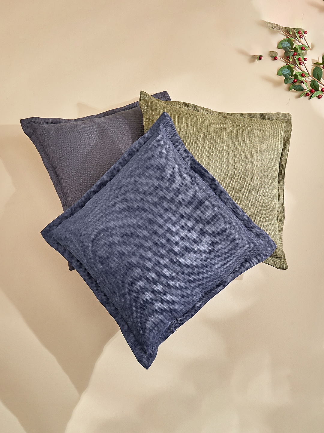 

Home Centre Aspen Filled Blue Square Cushion