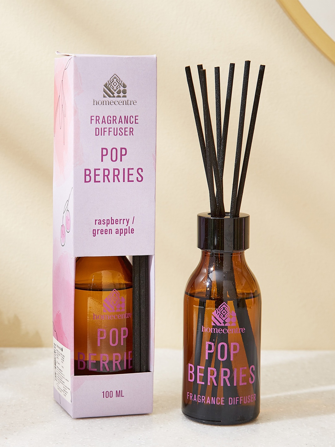 

Home Centre Enchanted Yellow Pop Berries Reed Diffuser Set