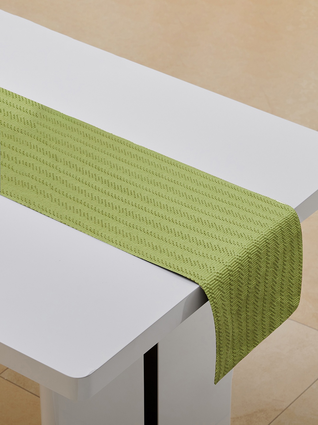

Home Centre Drake Botanica Green Woven Cotton Table Runner