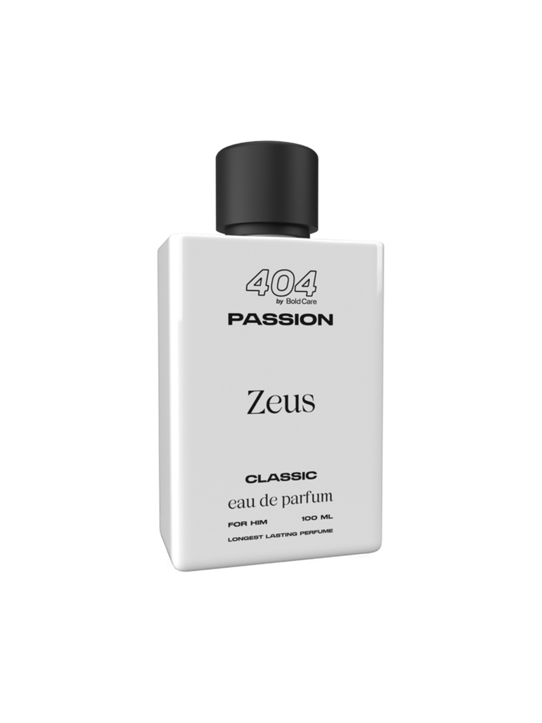 

Bold Care Men Passion Zeus Classic Long Lasting Eau De Parfum -100ml, White