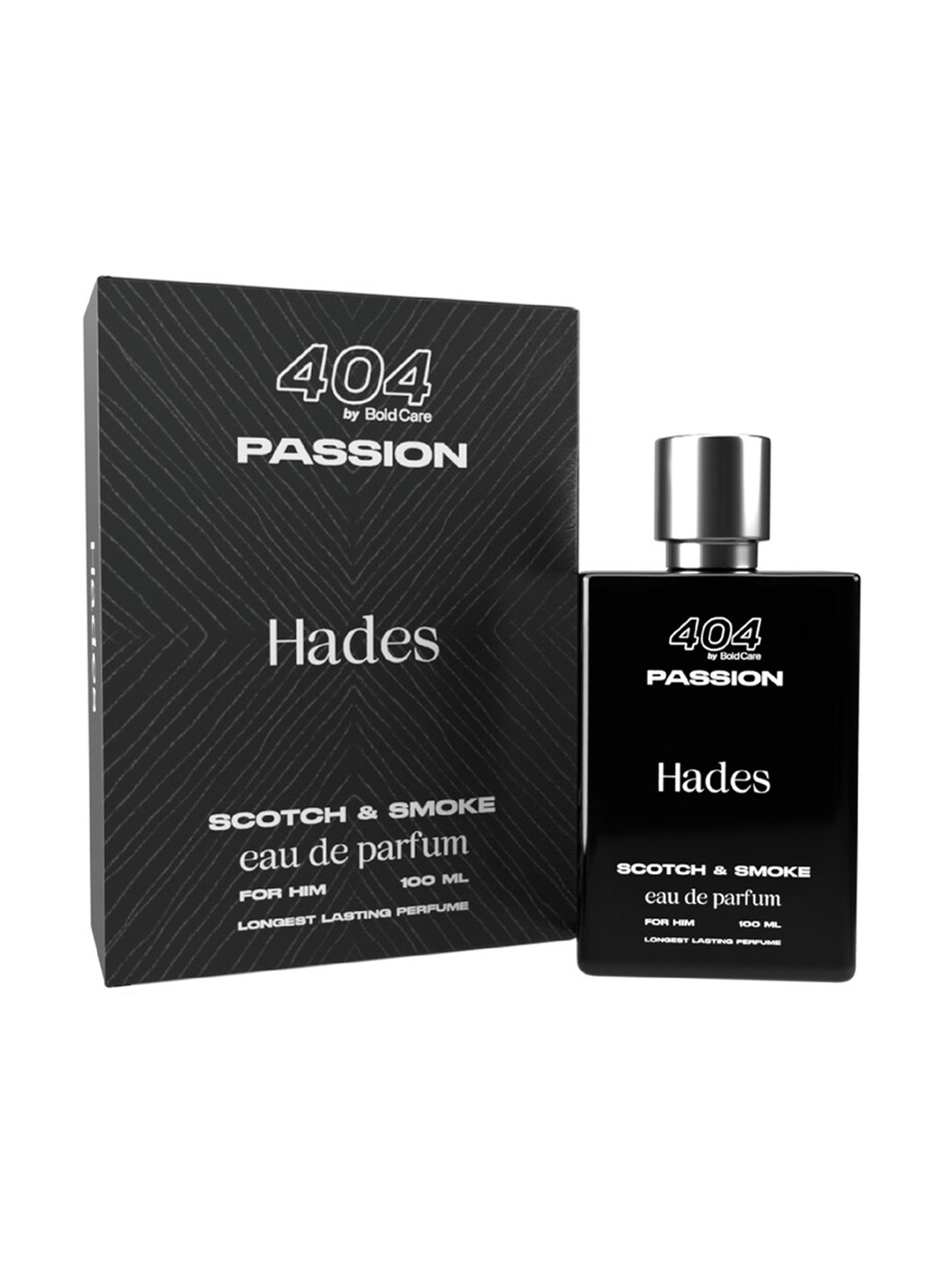 

Bold Care Men Passion Hades Scotch & Smoke Eau De Parfum - 100ml, Black