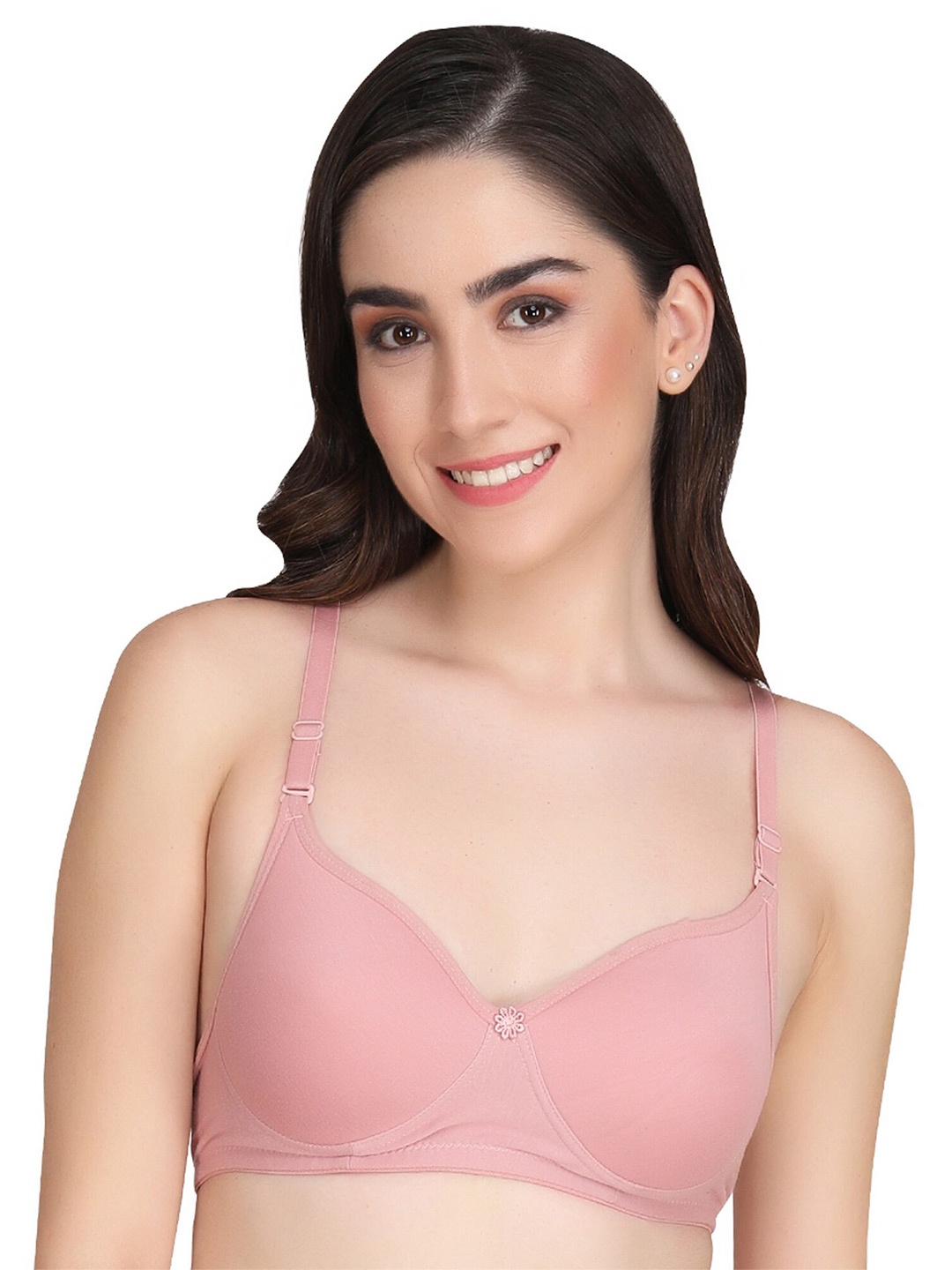 

Liigne Full Coverage Bra with All Day Comfort, Pink