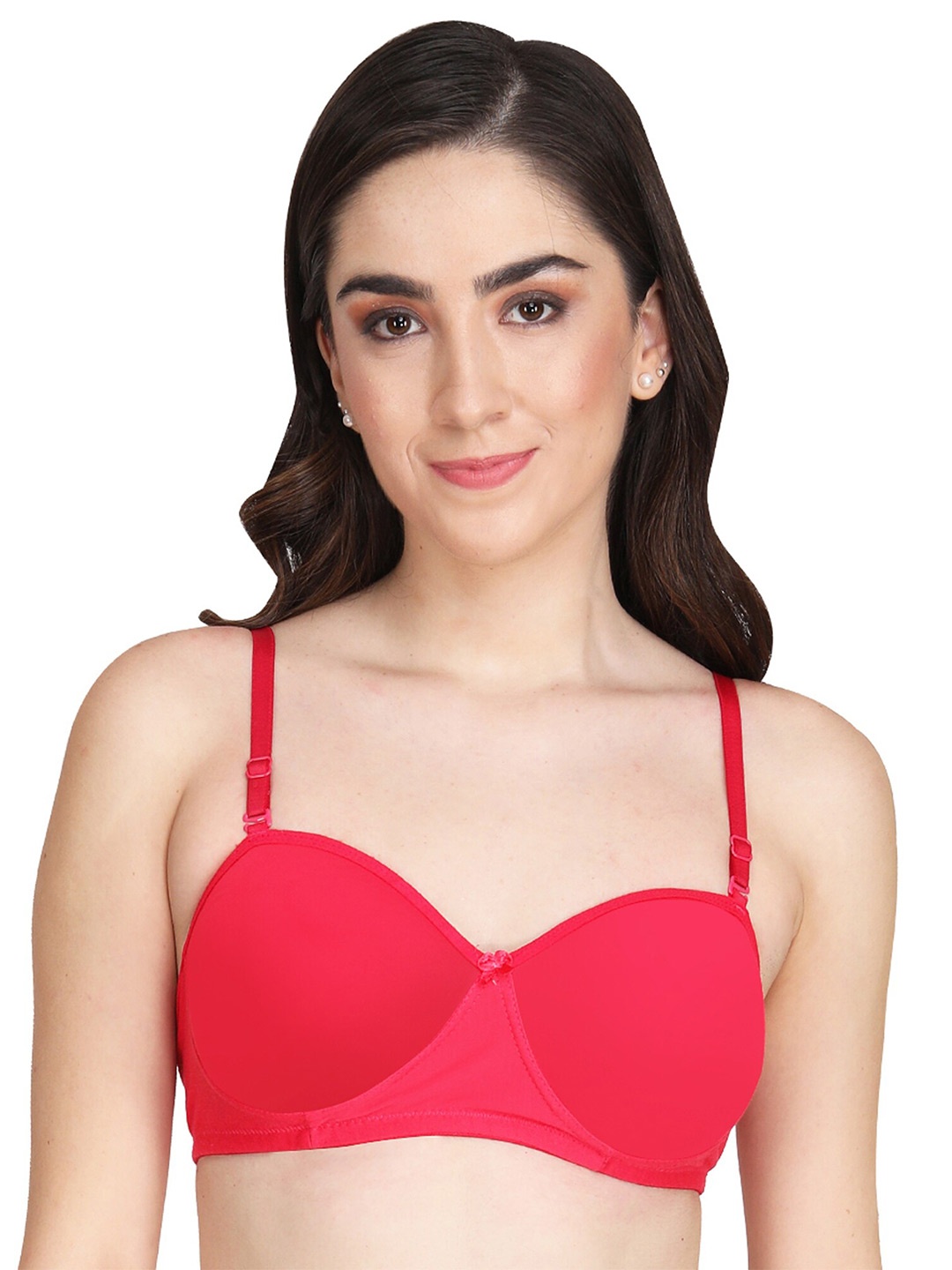 

Liigne Half Coverage Lightly Padded All Day Comfort Everyday Bra, Fuchsia