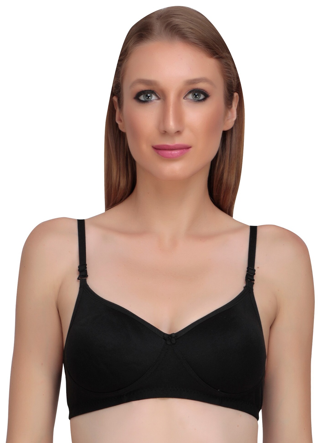 

Liigne Full Coverage Lightly Padded Everyday Bra With All Day Comfort, Black