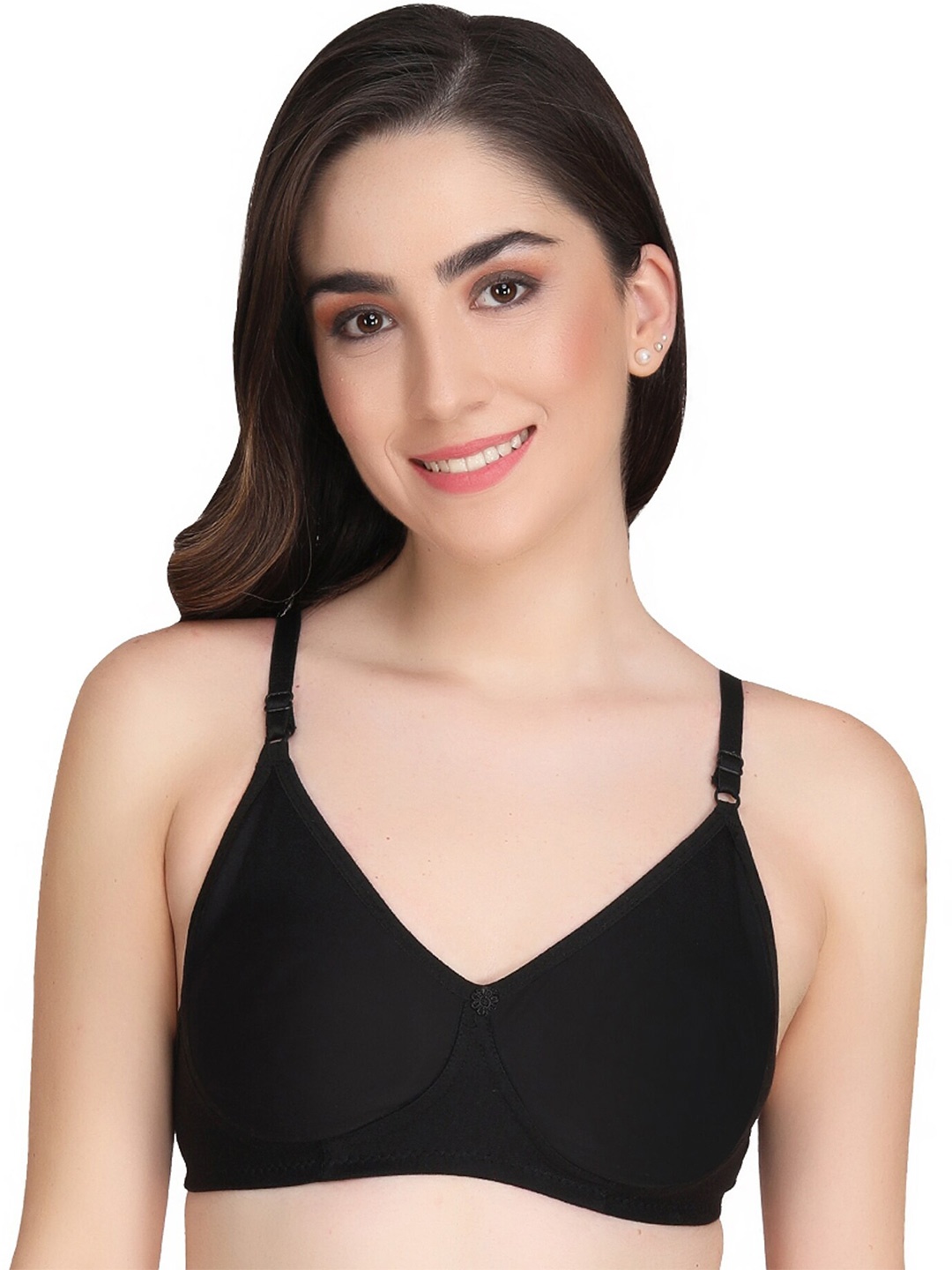 

Liigne Full Coverage Bra Everyday With All Day Comfort, Black