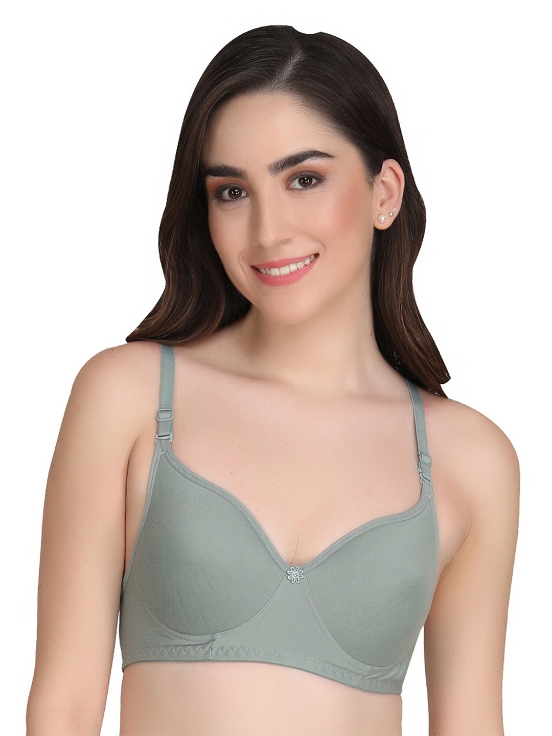 

Liigne Full Coverage Lightly Padded All Day Comfort Everyday Bra, Green