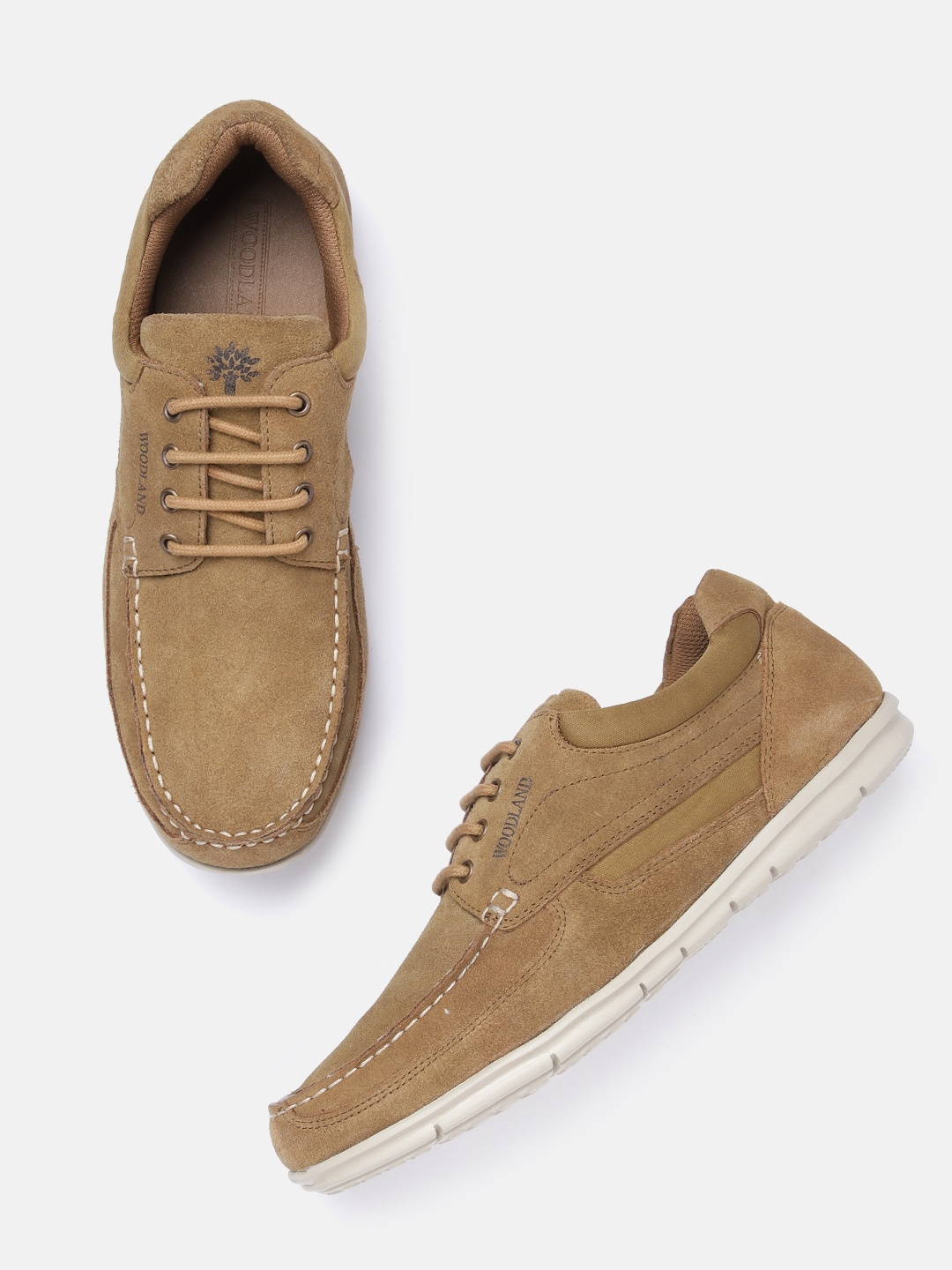 

Woodland Men Leather Derbys, Brown