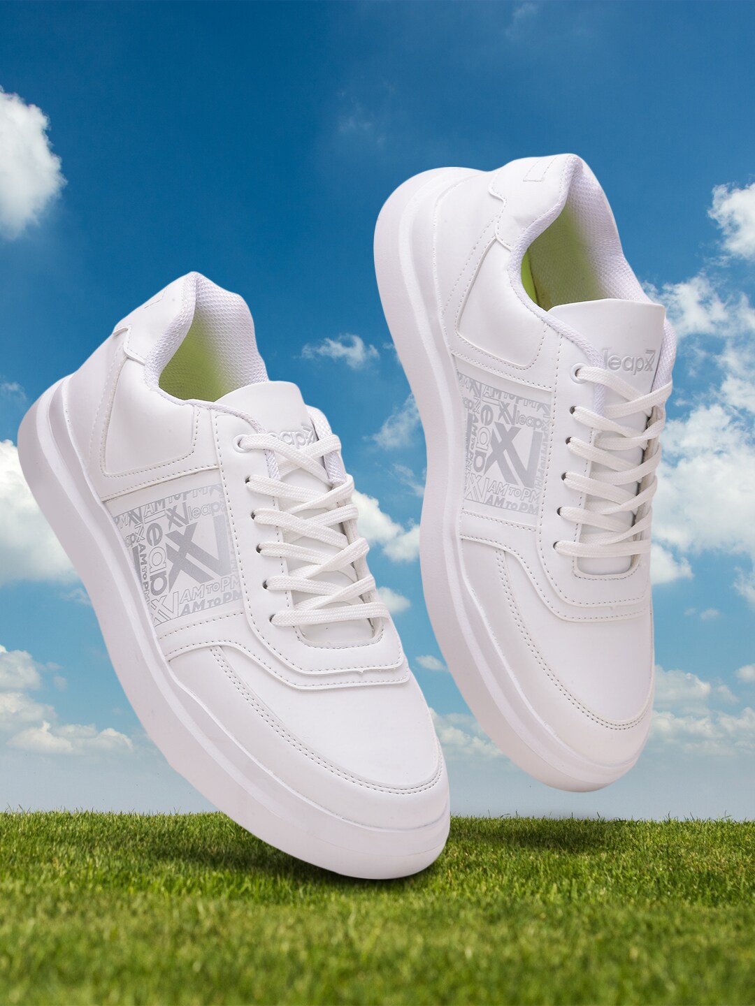 

Liberty Men Lace-Ups Running Sports Shoes, White