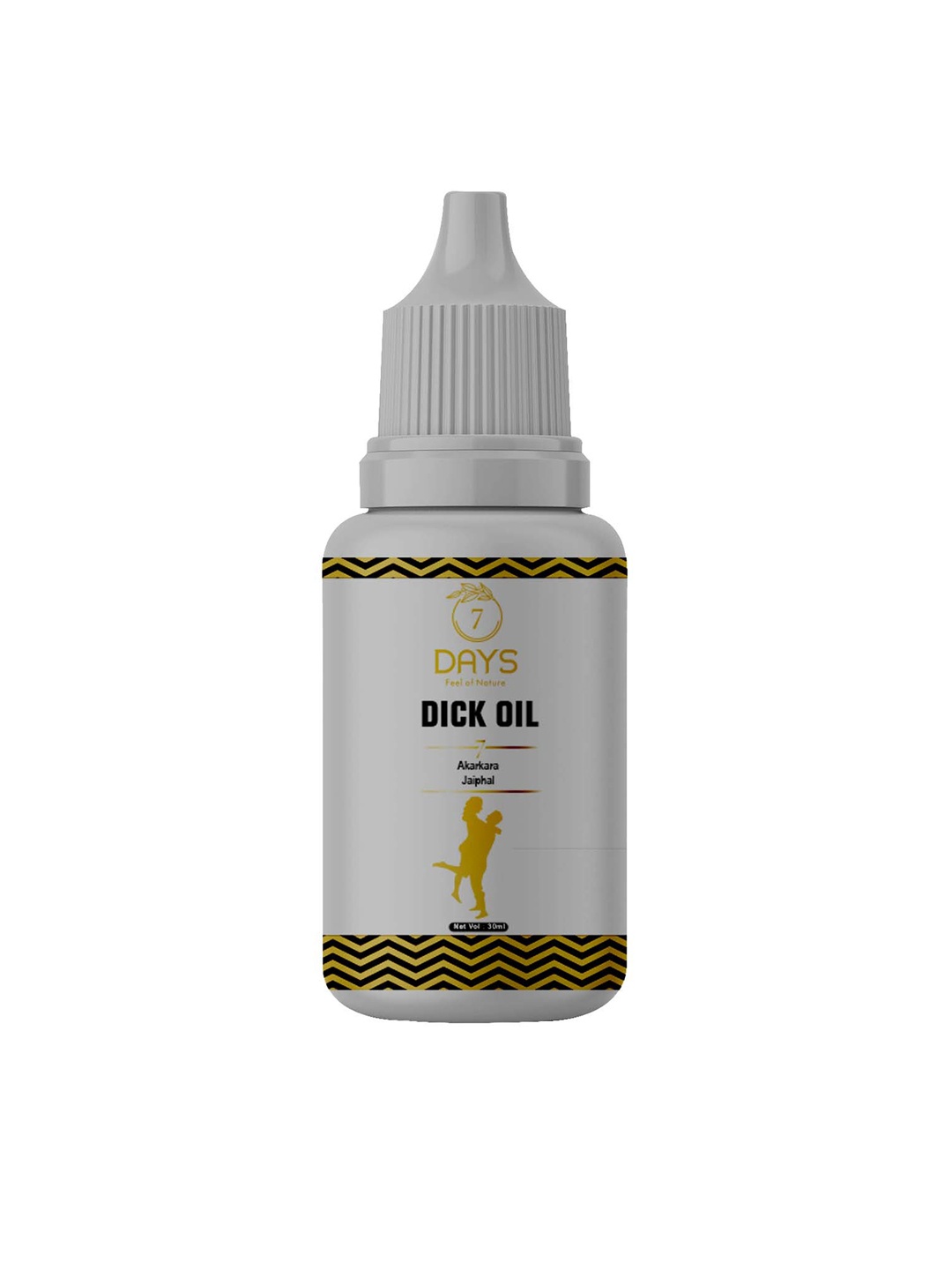 

7 DAYS Men Feel Of Nature Dick Oil - 30ml, Tan