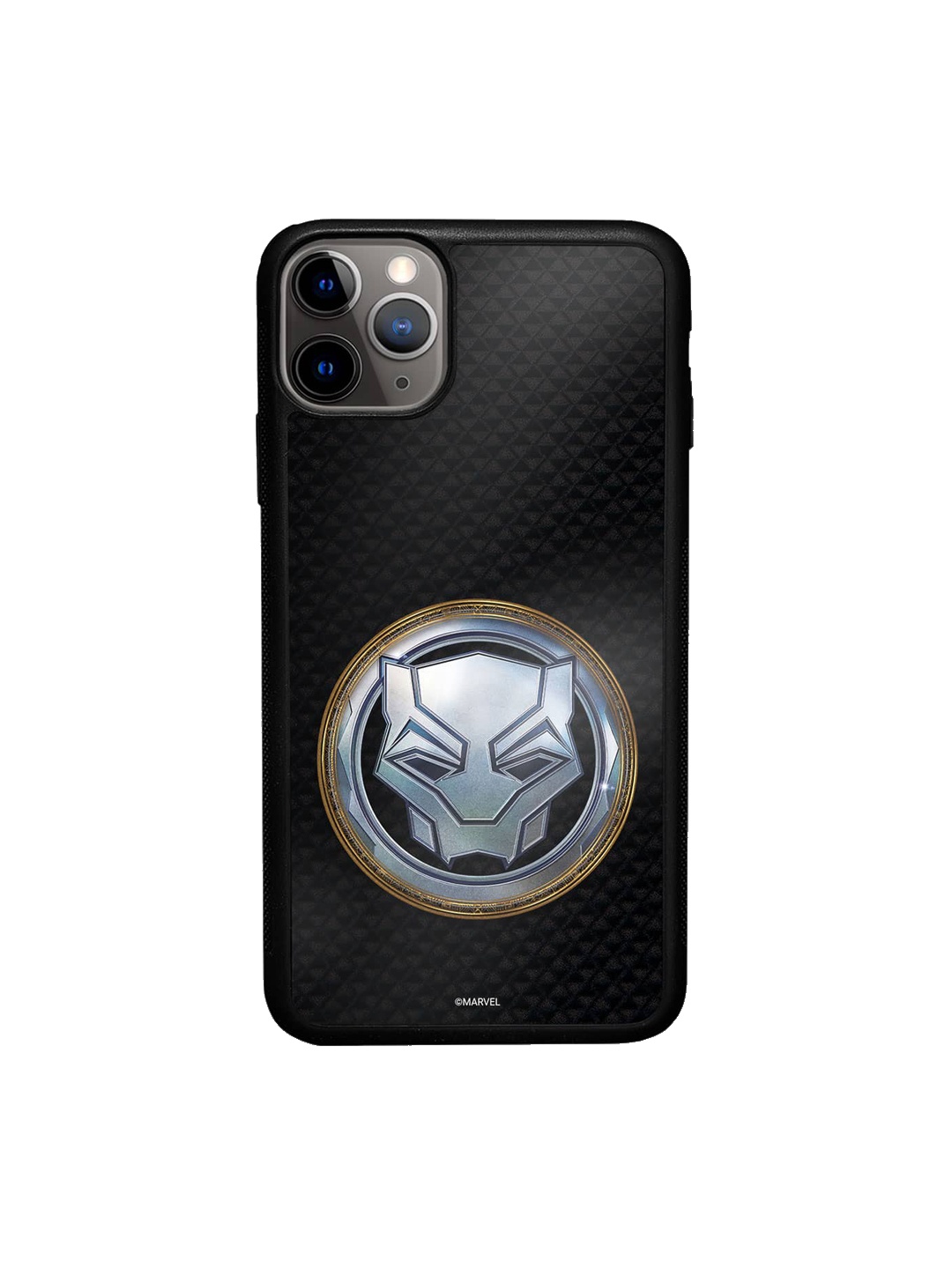 

macmerise Wakanda Forever Vibranium Printed iPhone 11 Pro Max Phone Bumper Case Cover, Black