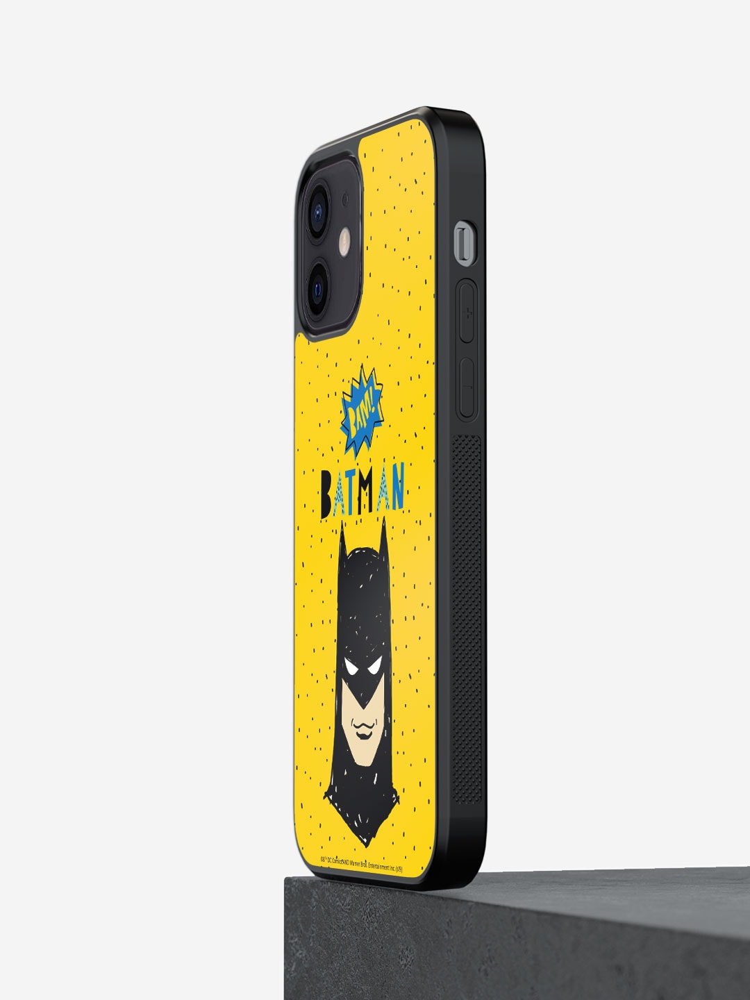 

macmerise Batman Bam Printed iPhone 12 Phone Bumper Case Cover, Yellow