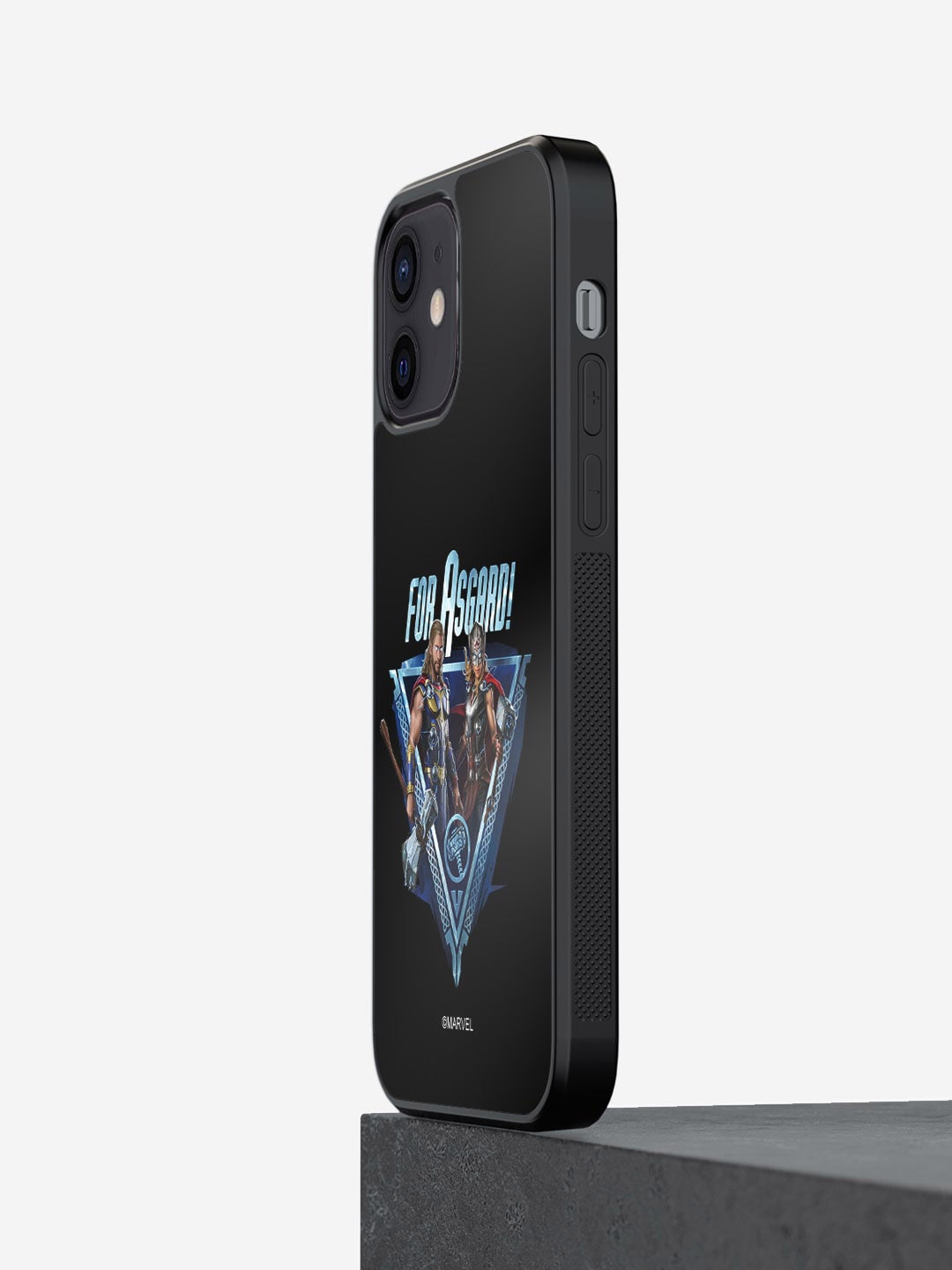 

macmerise For Asgard Printed iPhone 12 Phone Bumper Case Cover, Black