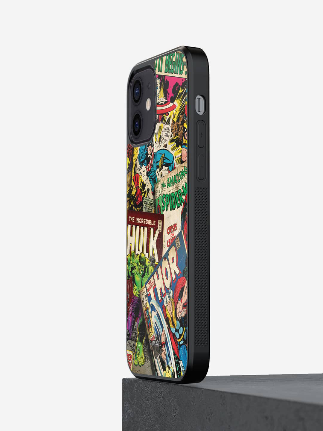 

macmerise Marvel Comics Collection iPhone 12 Bumper Case, White