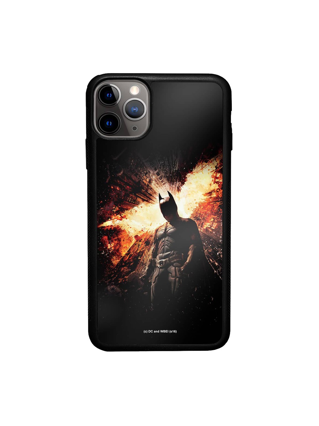 

macmerise The Dark Knight Rises Printed iPhone 11 Pro Max Bumper Case Cover, Black