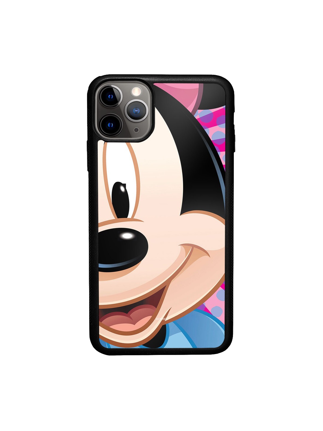 

macmerise Minnie Mouse Printed iPhone 11 Pro Max Bumper Case Cover, Nude
