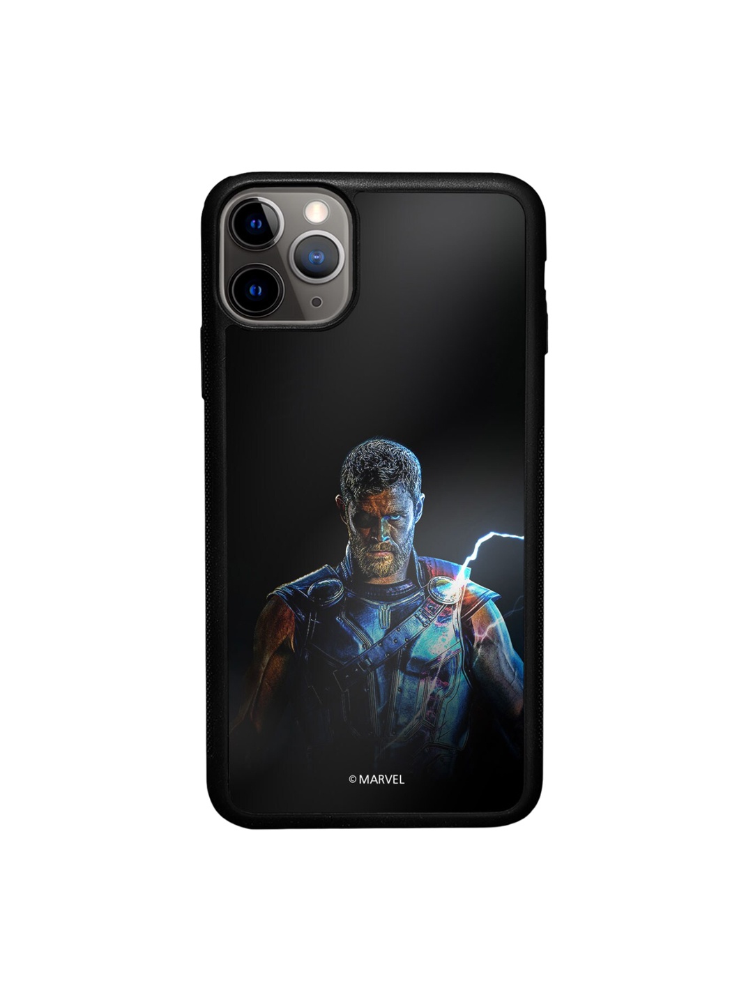 

macmerise The Thor Triumph iPhone 11 Pro Max Bumper Case Cover, Black