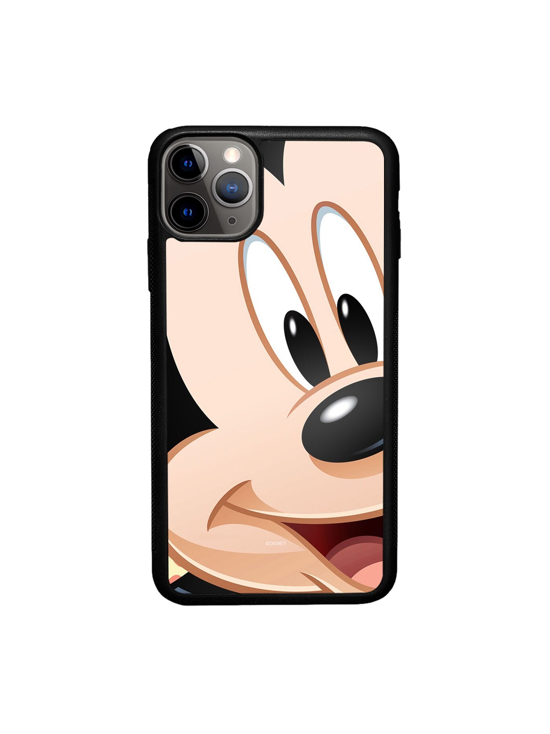 

macmerise Mickey Mouse Printed iPhone 11 Pro Max Bumper Case Cover, Beige