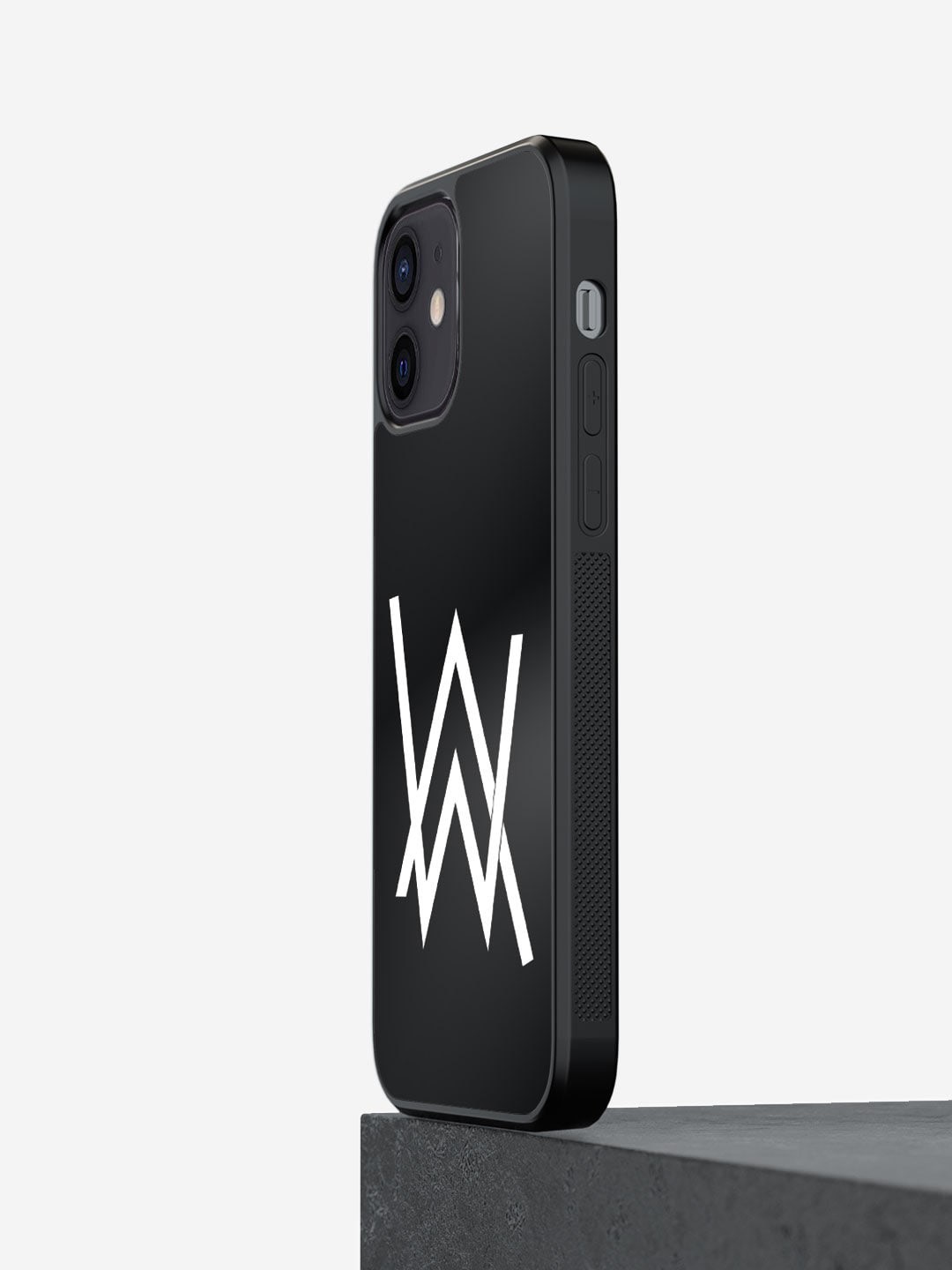 

macmerise Alan Walker Logo iPhone 12 Bumper Case Cover, Black